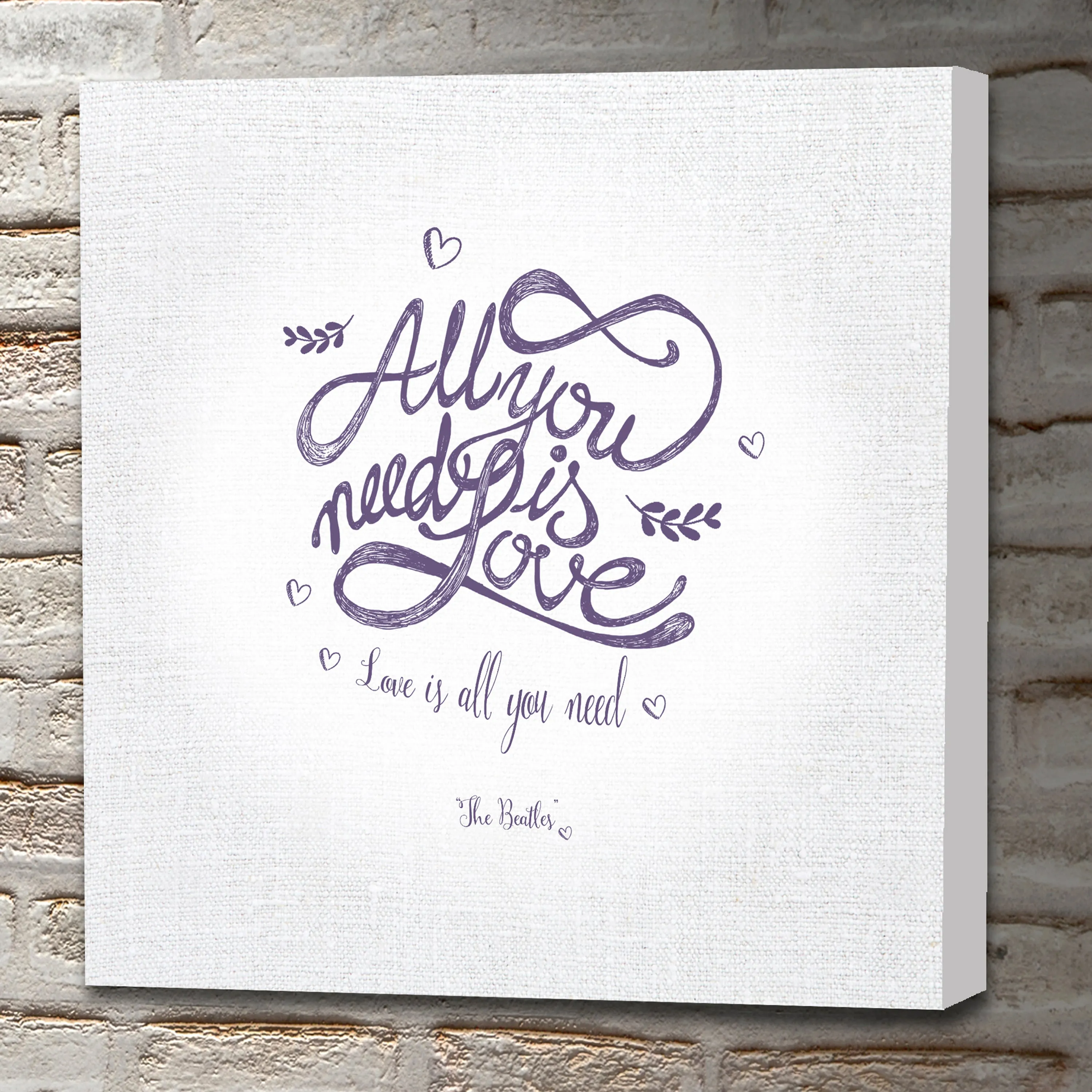 All you need is love- Purple
