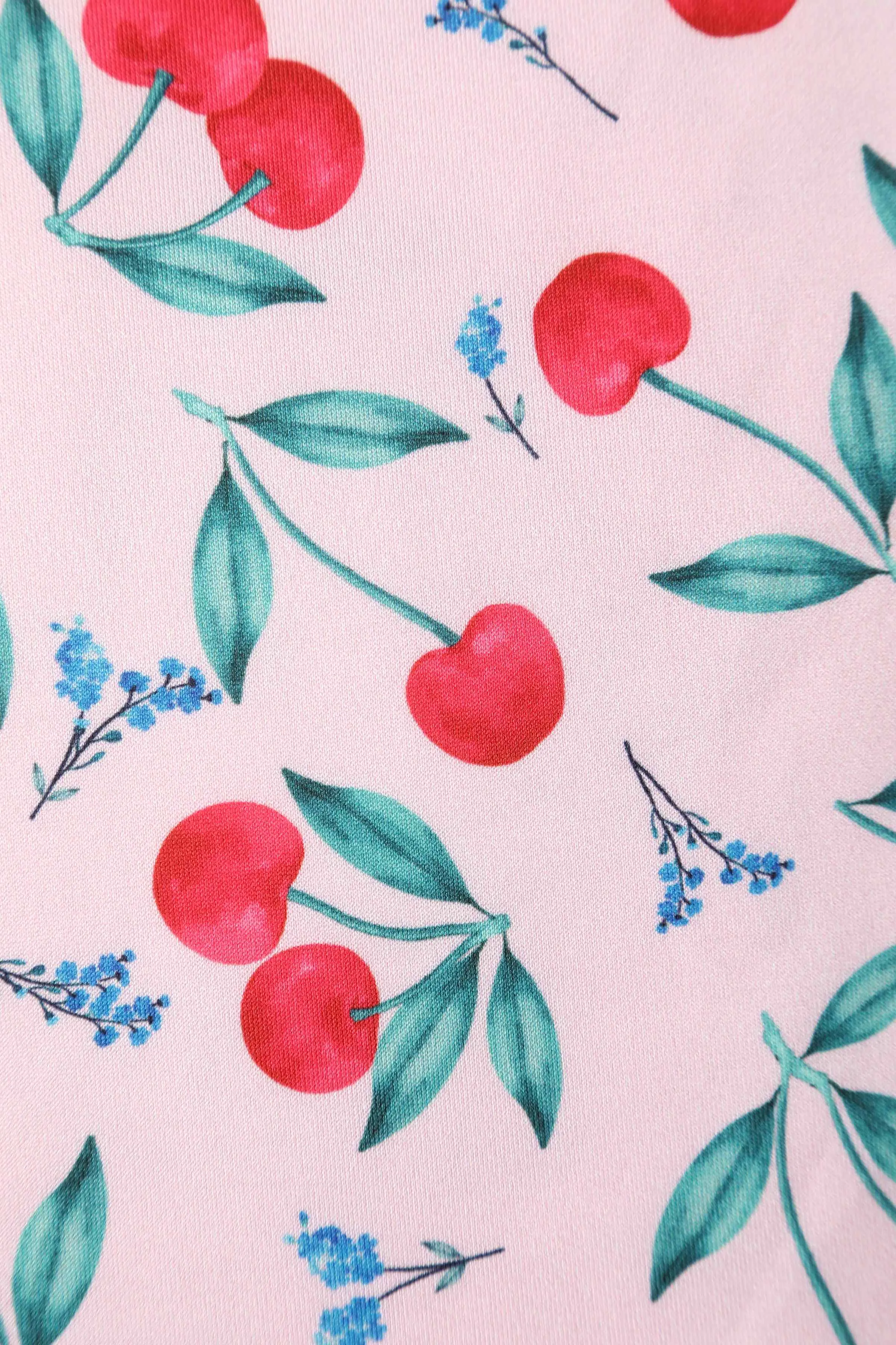 Amanda Pink Cherry Flared Dress