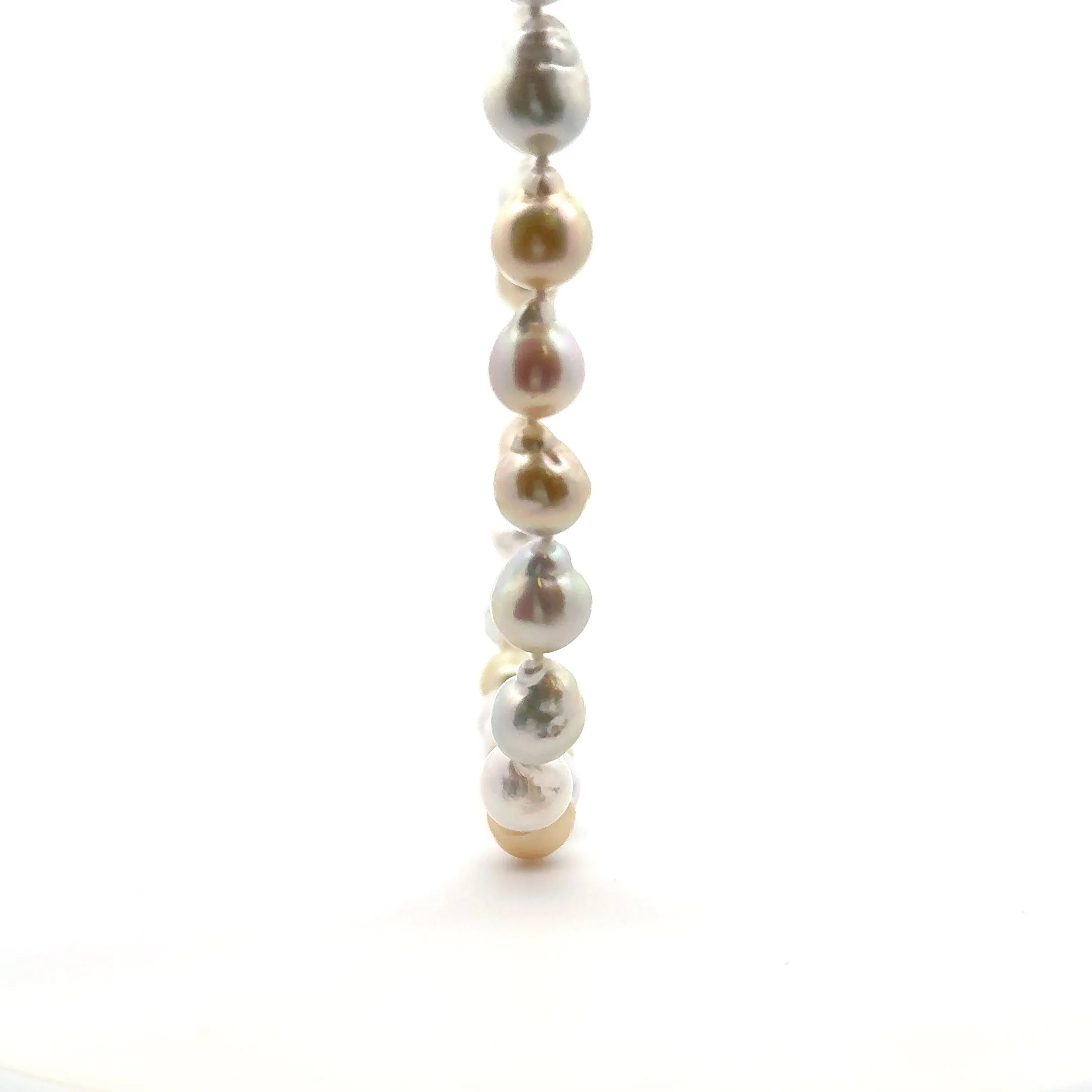 Baroque Pastel Pearl Necklace