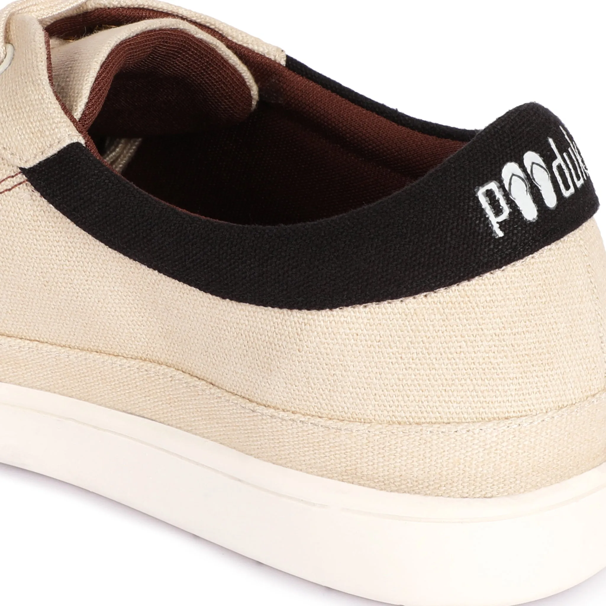 Beige Sneakers | Simple and Sturdy | Comfy Heel Support | Water Resistant