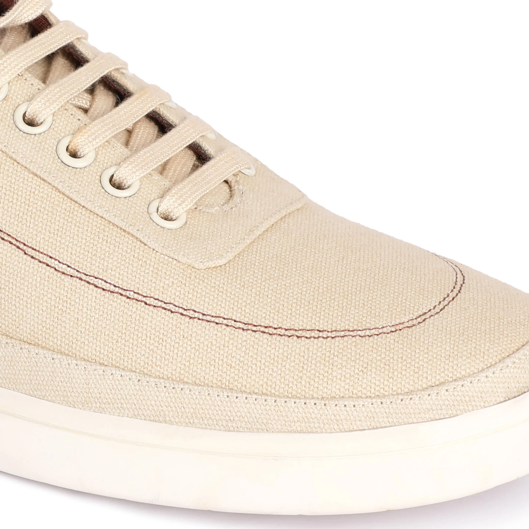 Beige Sneakers | Simple and Sturdy | Comfy Heel Support | Water Resistant