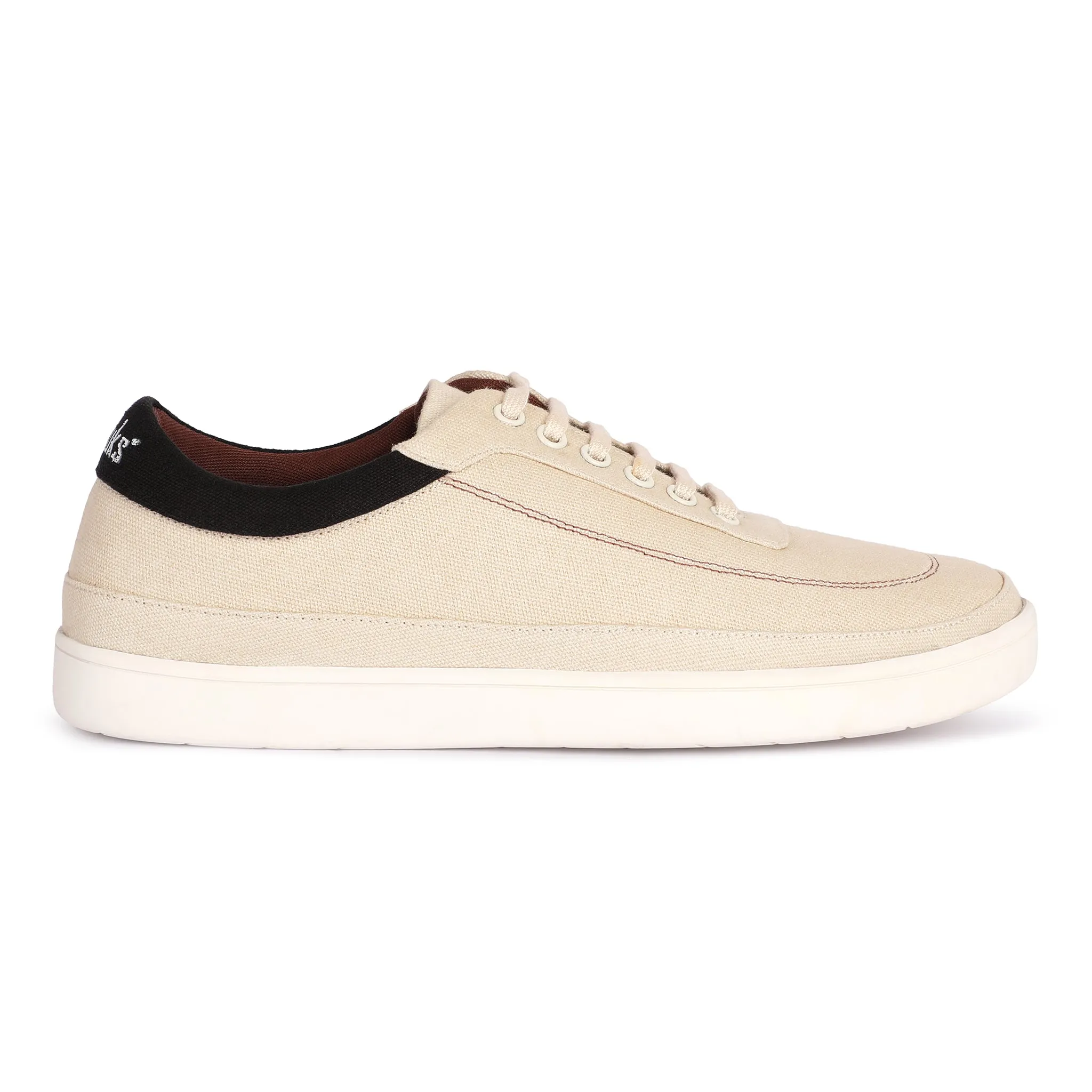 Beige Sneakers | Simple and Sturdy | Comfy Heel Support | Water Resistant