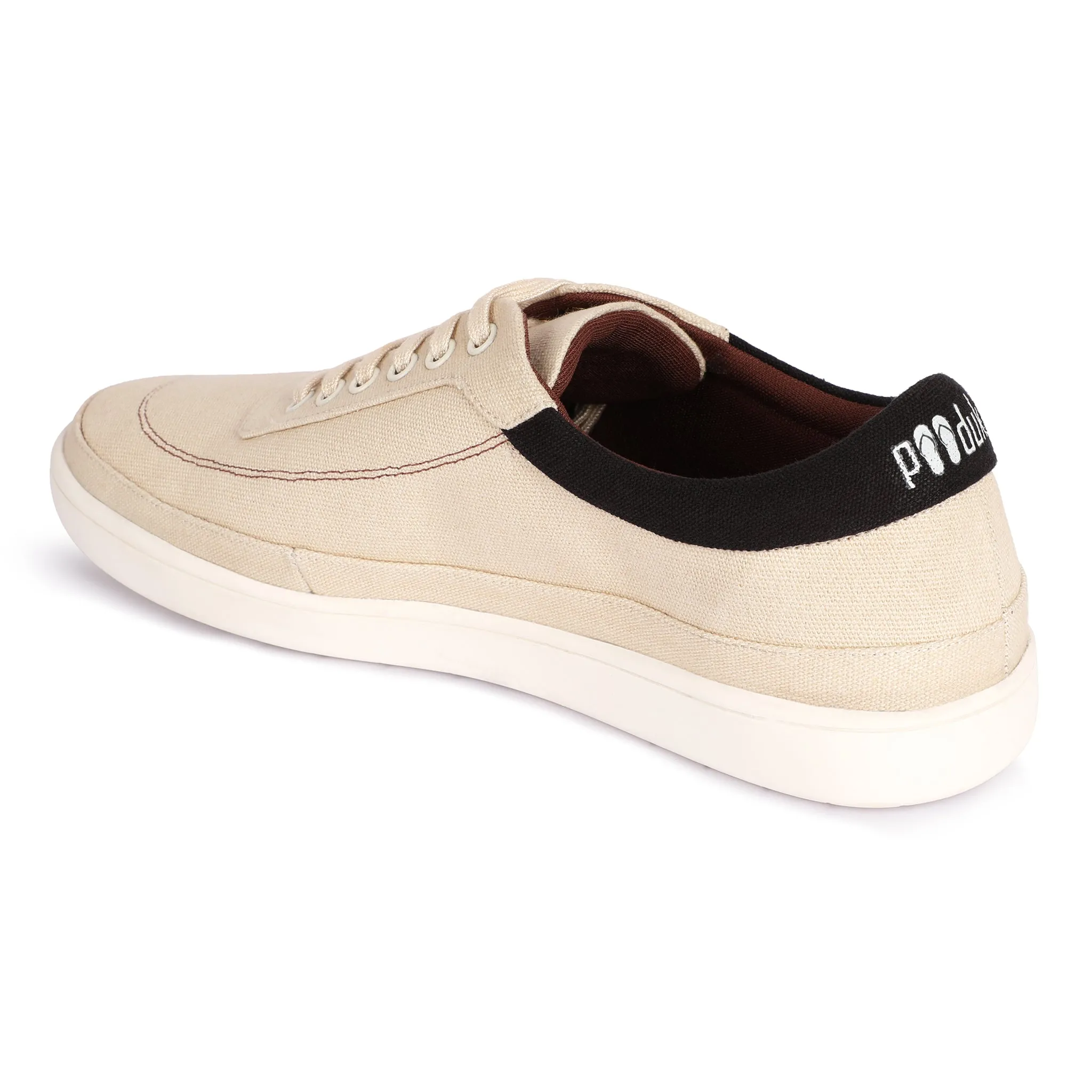 Beige Sneakers | Simple and Sturdy | Comfy Heel Support | Water Resistant