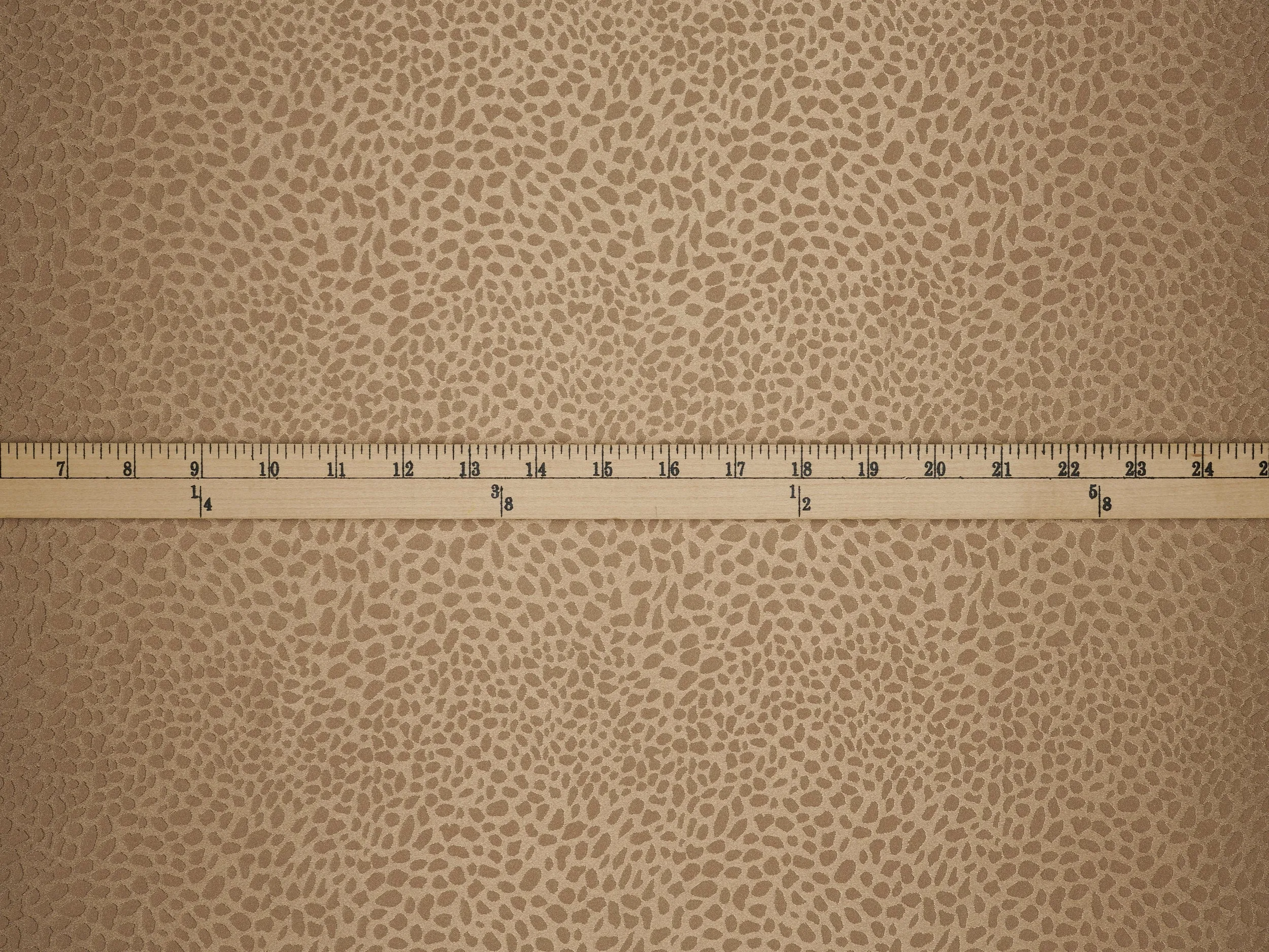 CHAMPAGNE SILKY JACQUARD SATIN fabric by the yard - small animal  jacquard pattern - lightweight flowy fabric