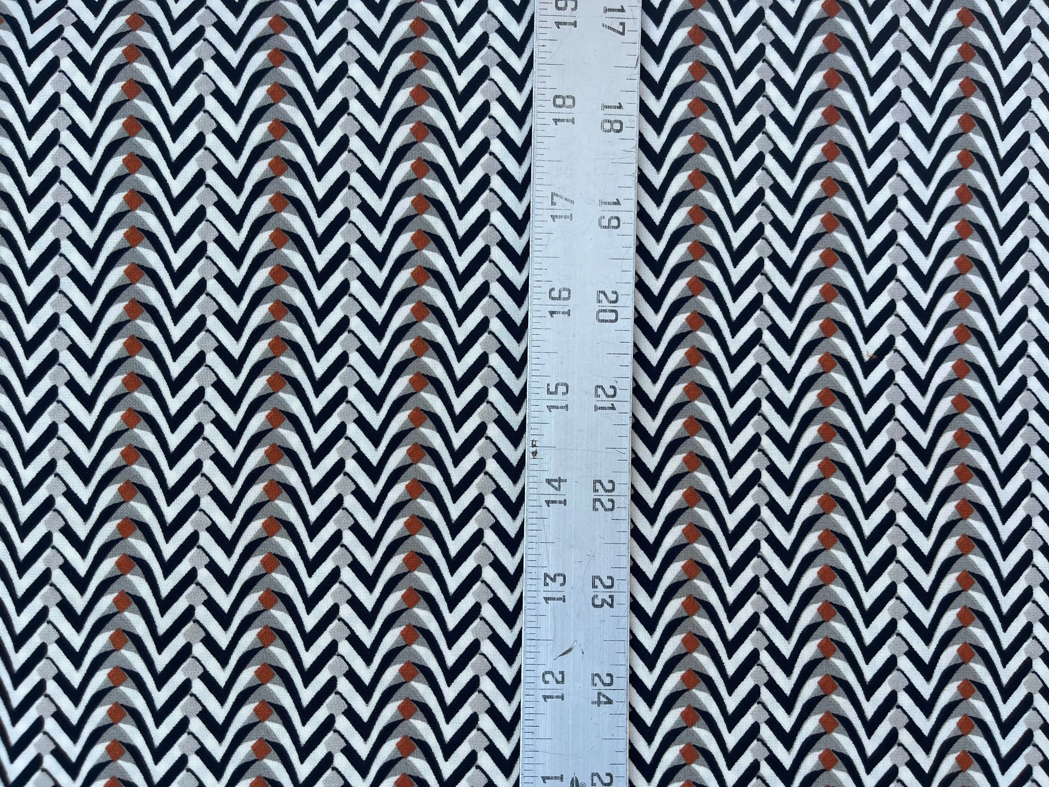 Chevron print  Woolpeach fabric by the yard - soft flowy fabric