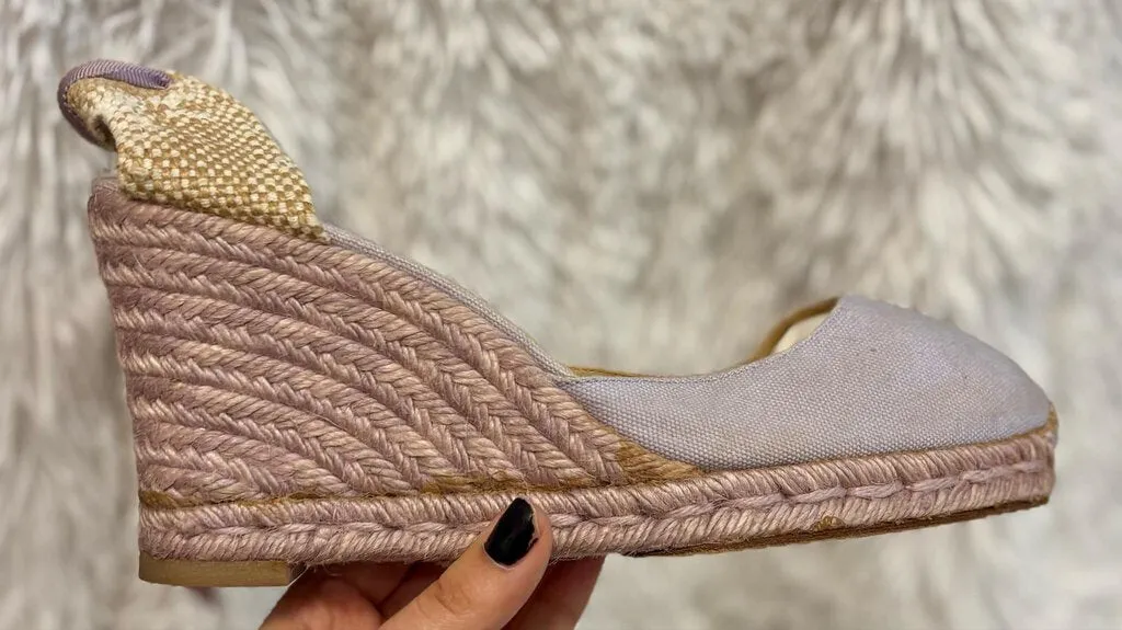 Christian Louboutin Canvas Wrap Espadrilles - Size 40