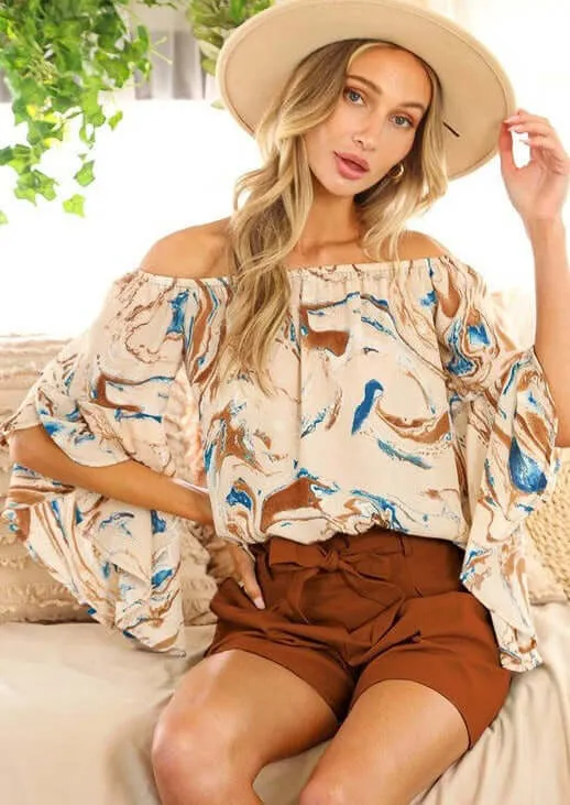 Enchanting Off the Shoulder Top CLEARANCE FINAL SALE