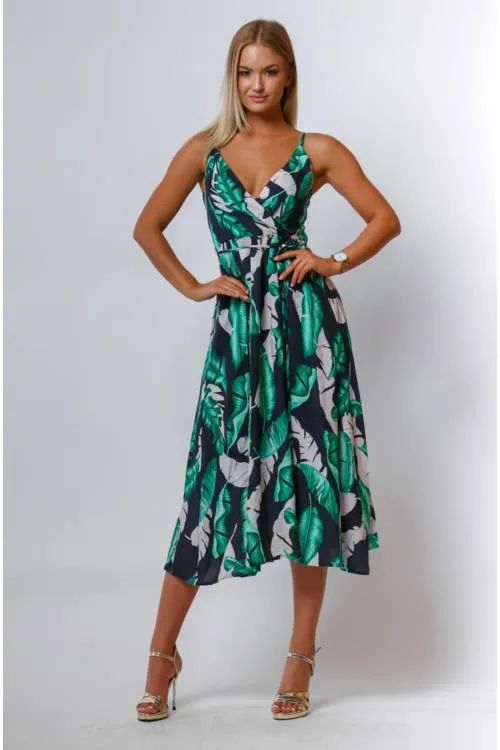 Floral Print Midi Dress