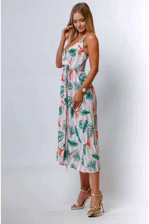 Floral Print Midi Dress