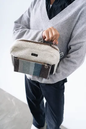 Fur Pouch in Brown Haze