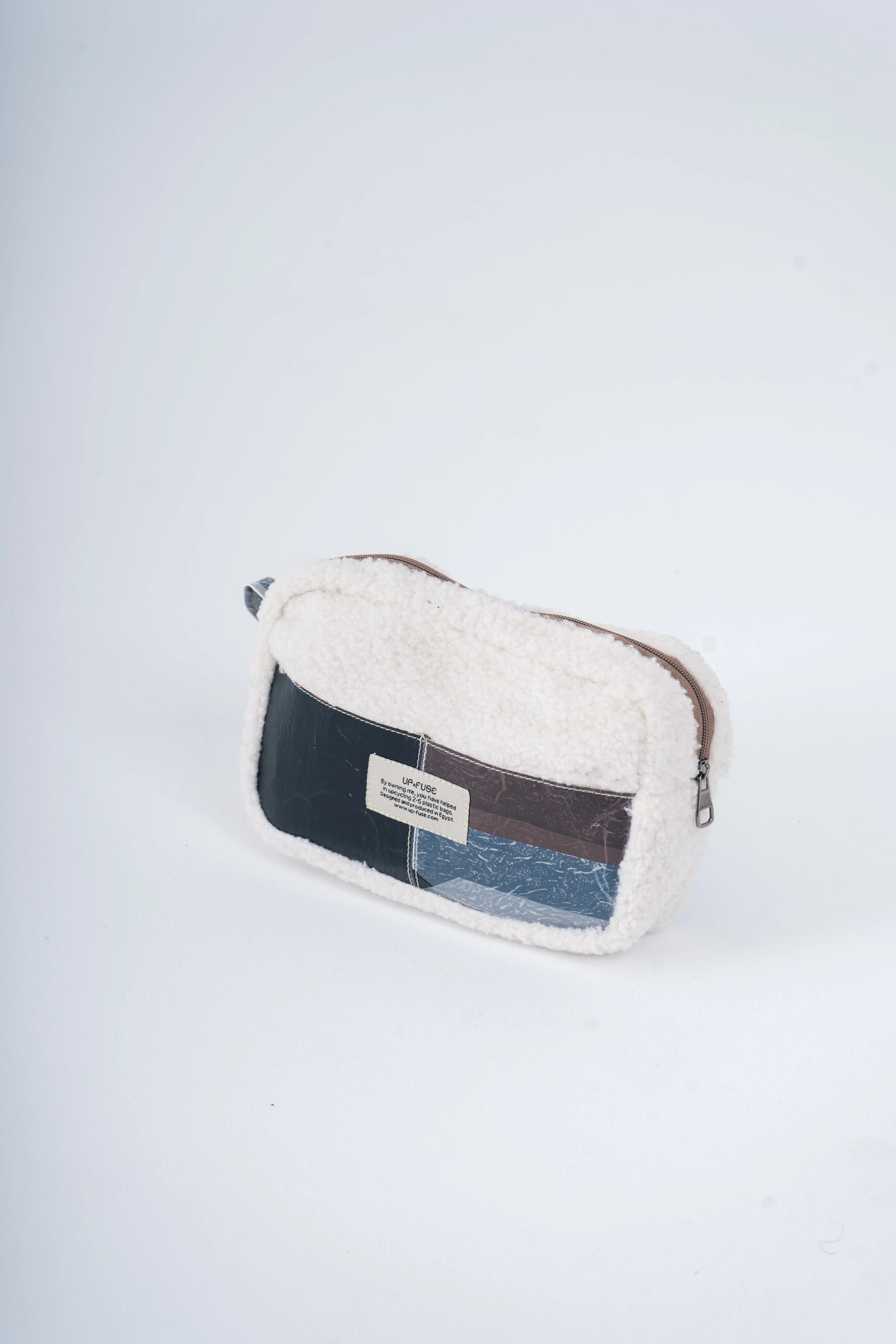 Fur Pouch in Brown Haze