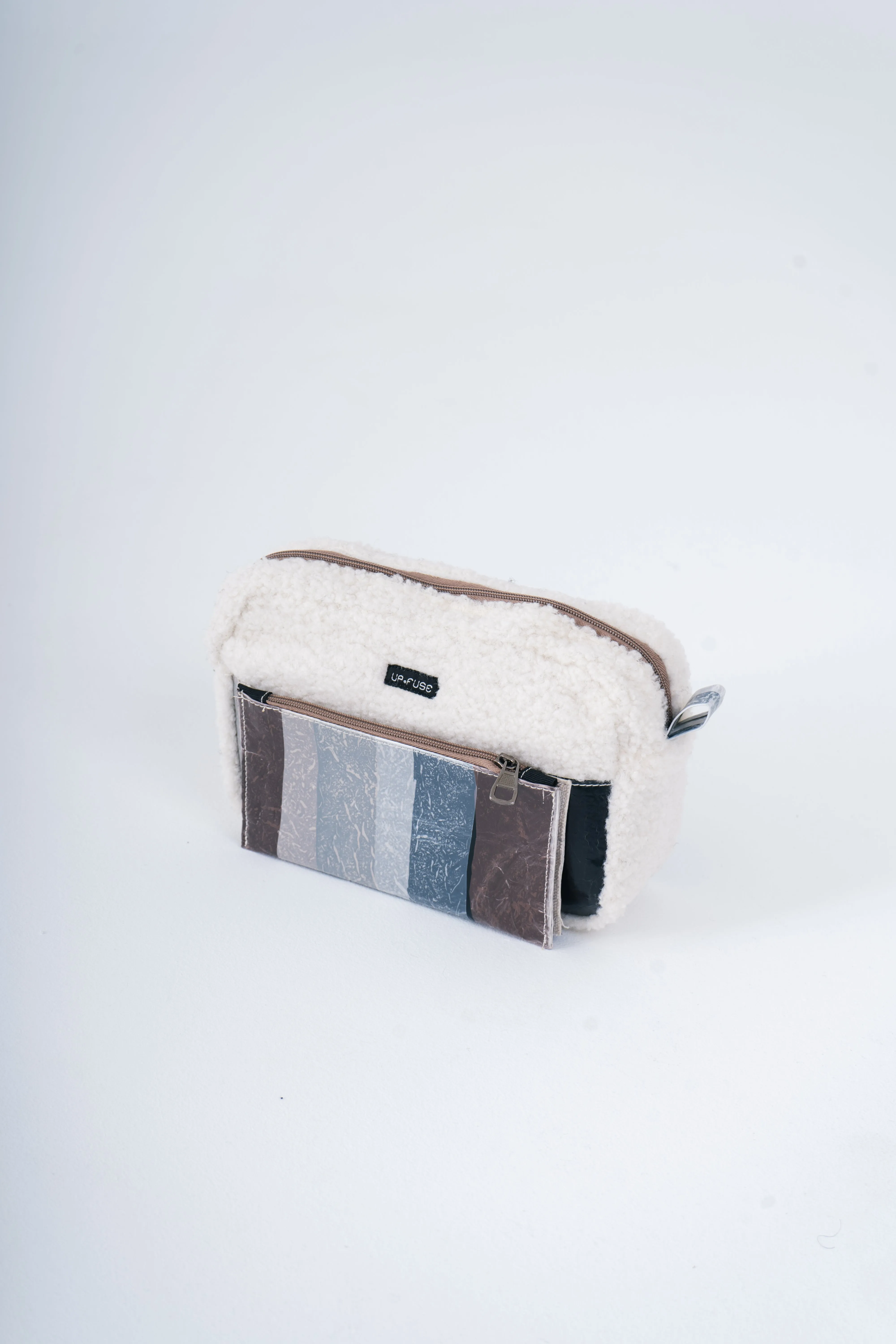 Fur Pouch in Brown Haze