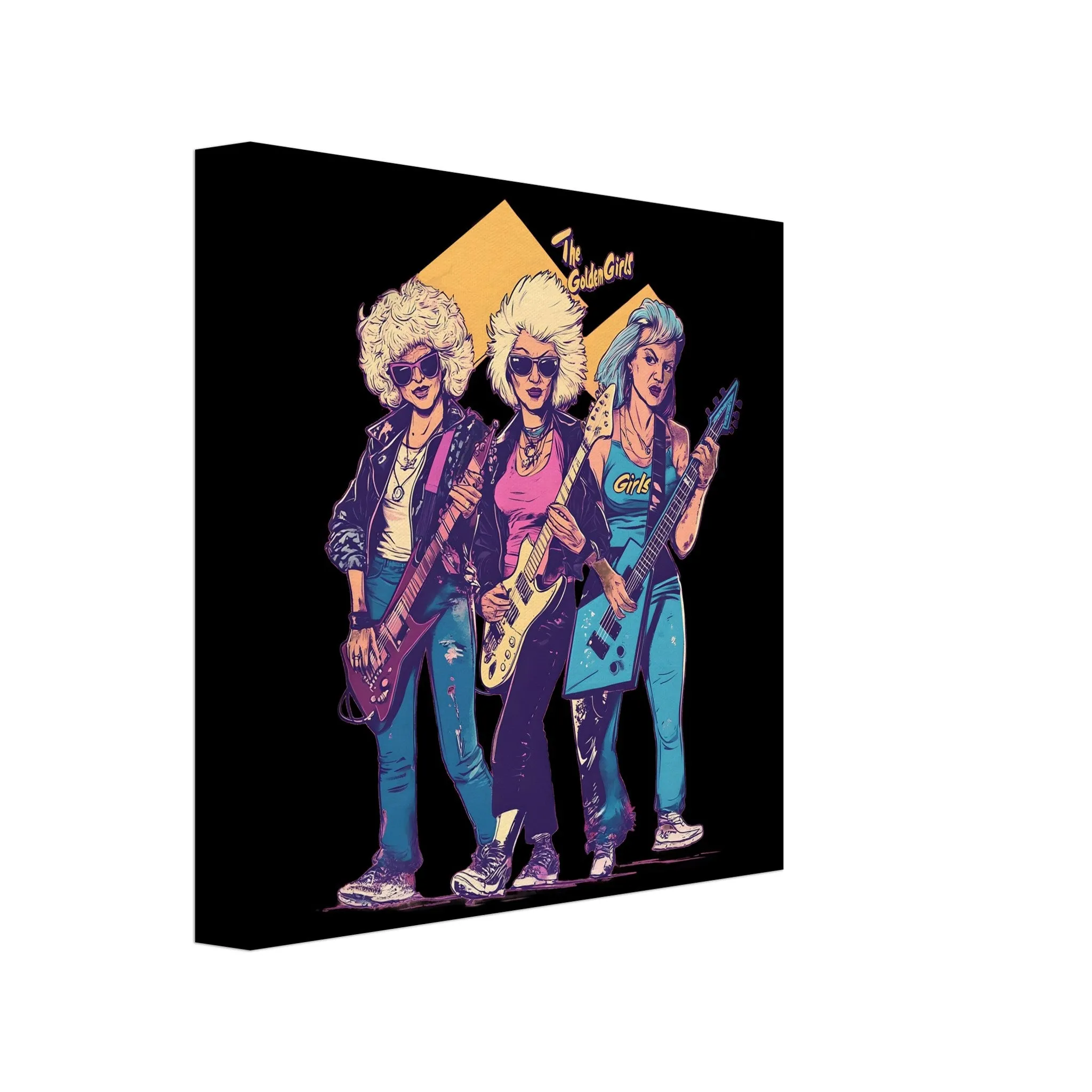 Golden Girl Rocks - Canvas 20x20 cm / 8x8″