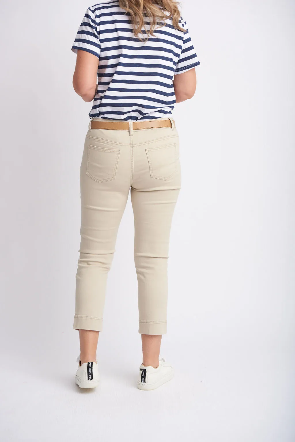 Goondiwindi Cotton - Capri Pant Natural | G5252