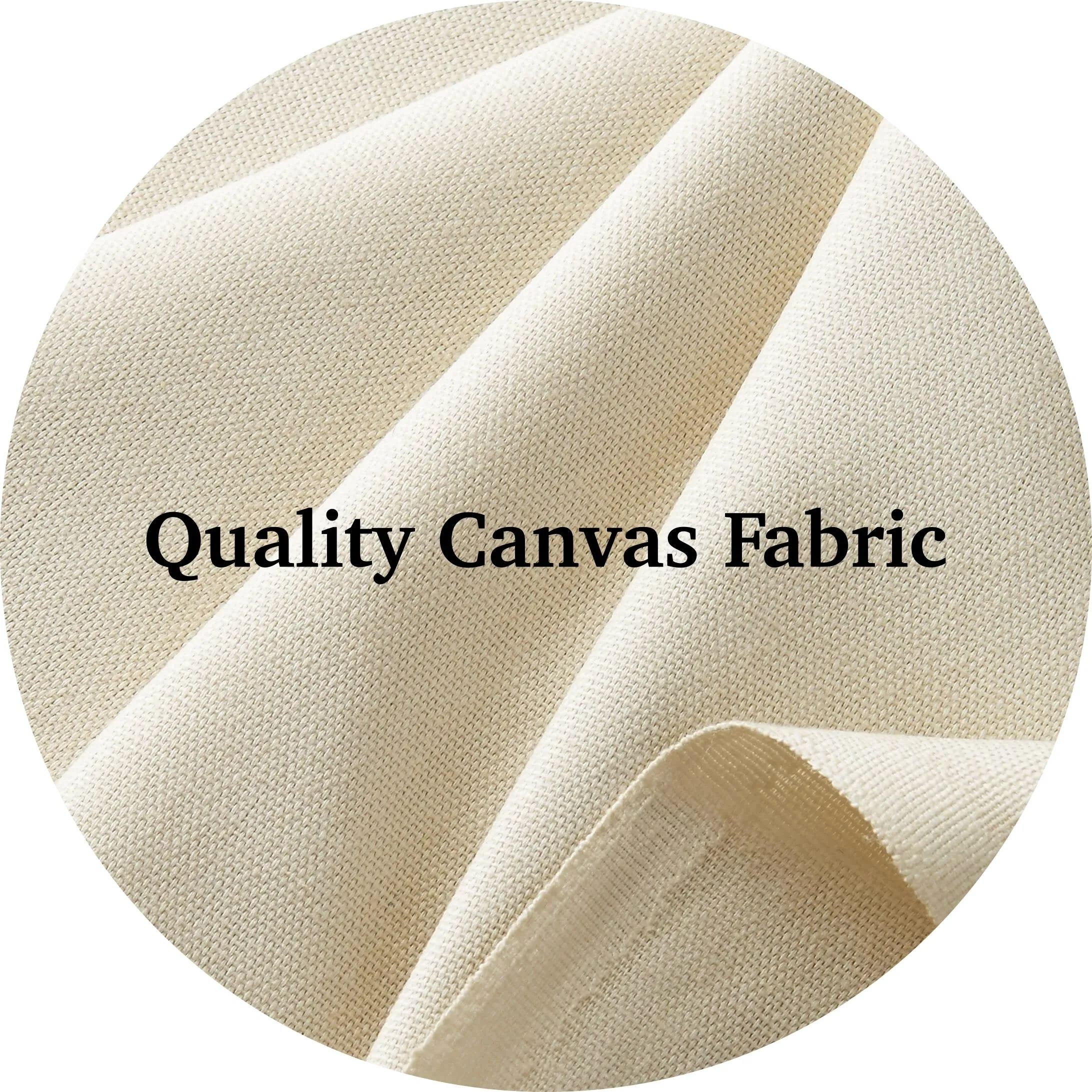 Grocery Shopper Canvas Tote Bags with Bottom Gusset, Large Size