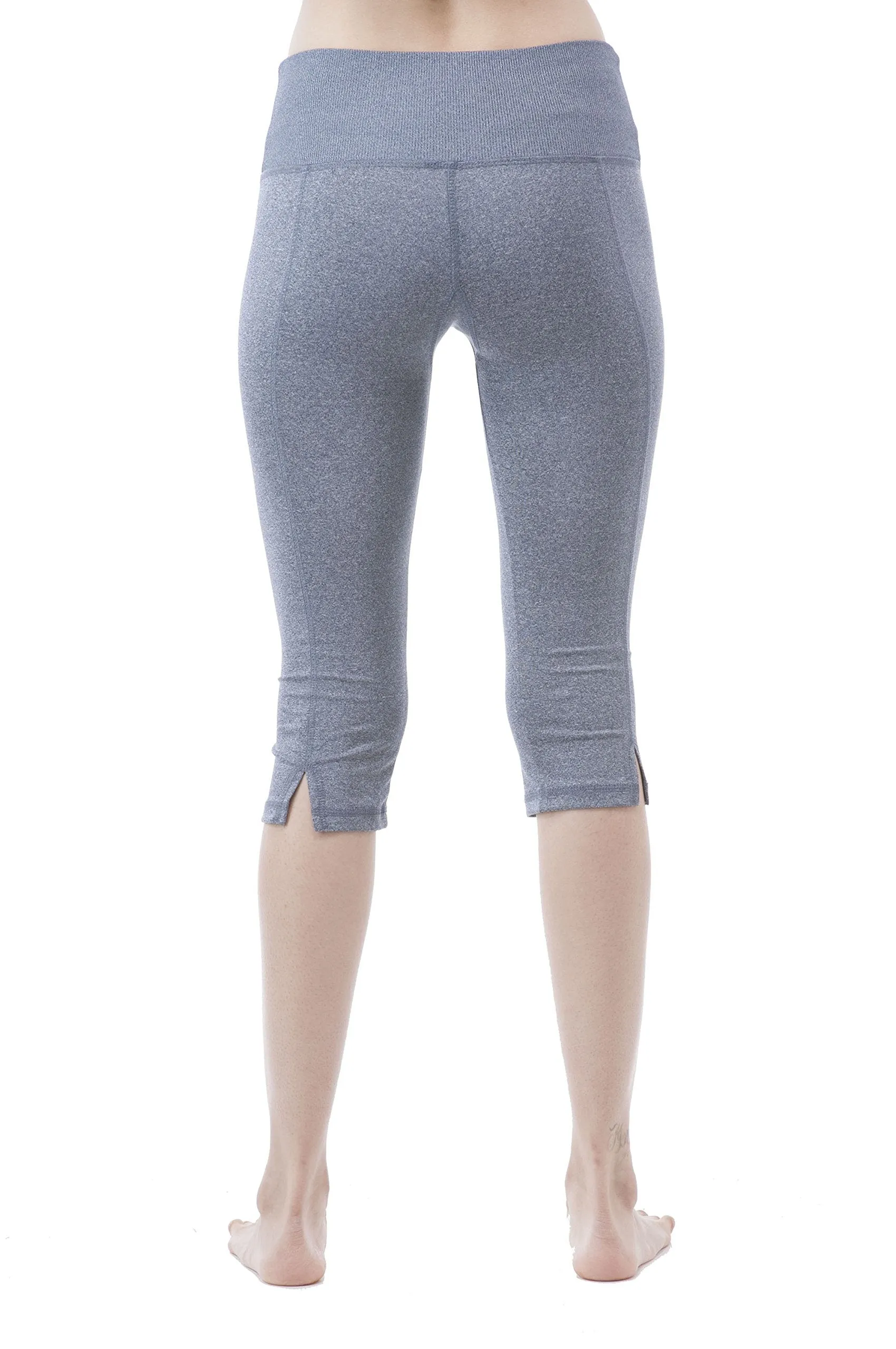 Hollywood Star Fashion Athletic Capri Yoga Pants Leggings