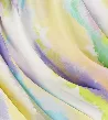 House Of Holland Abstract Pastel Cowl Neck Mini Dress With Adjustable Ruched Sides