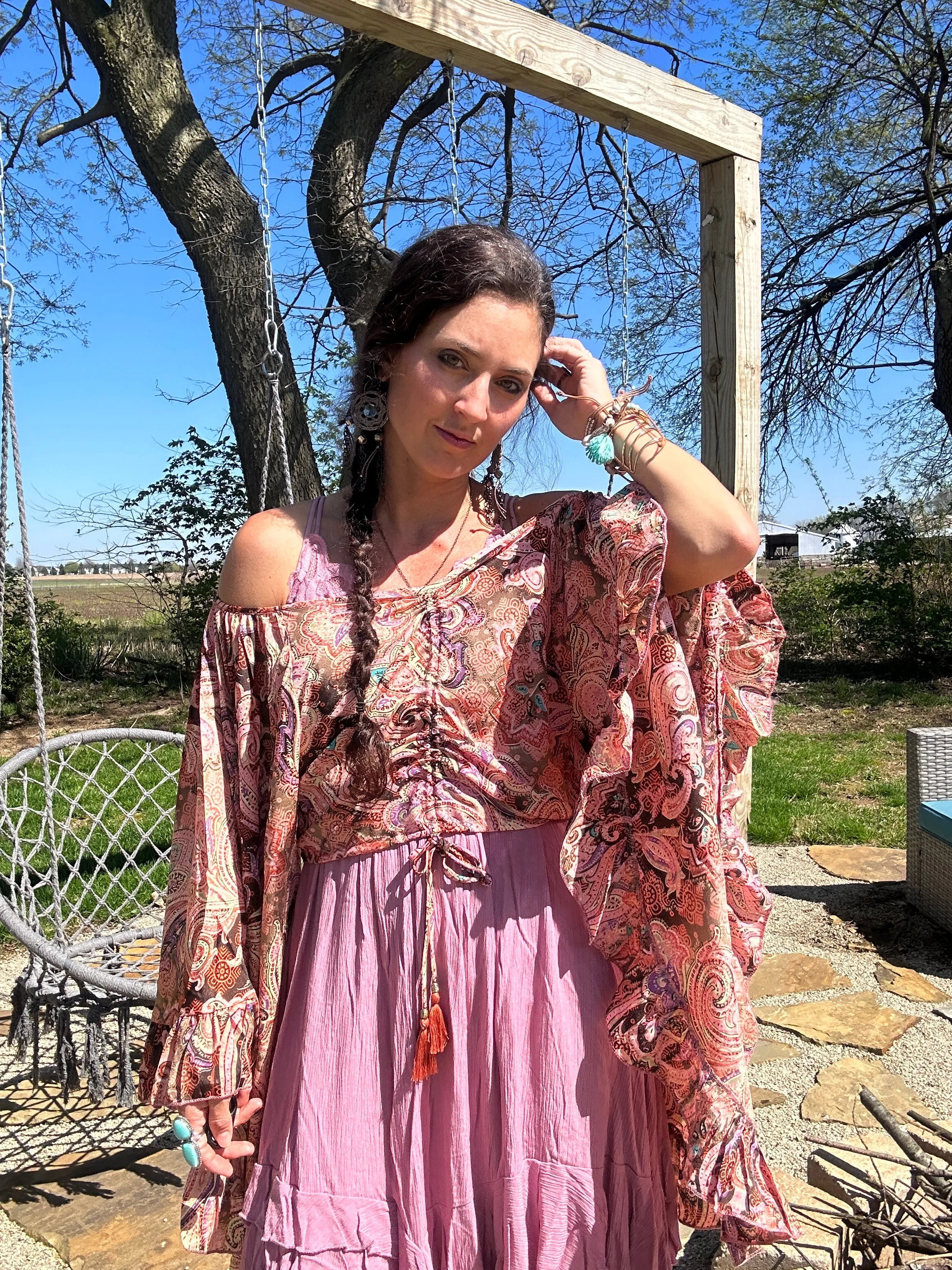 Kauai Getaway Cinch Top - Chloe