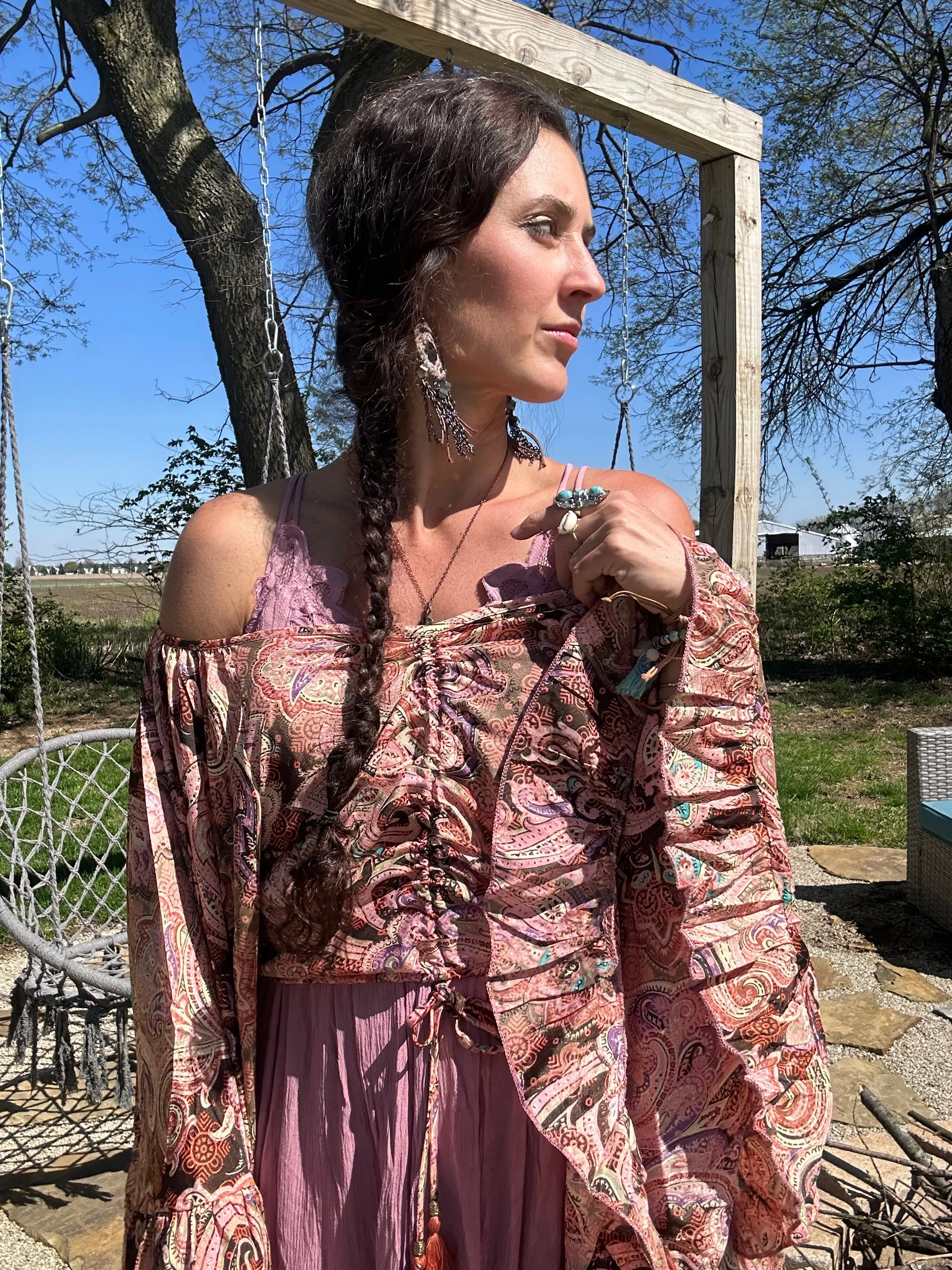 Kauai Getaway Cinch Top - Chloe