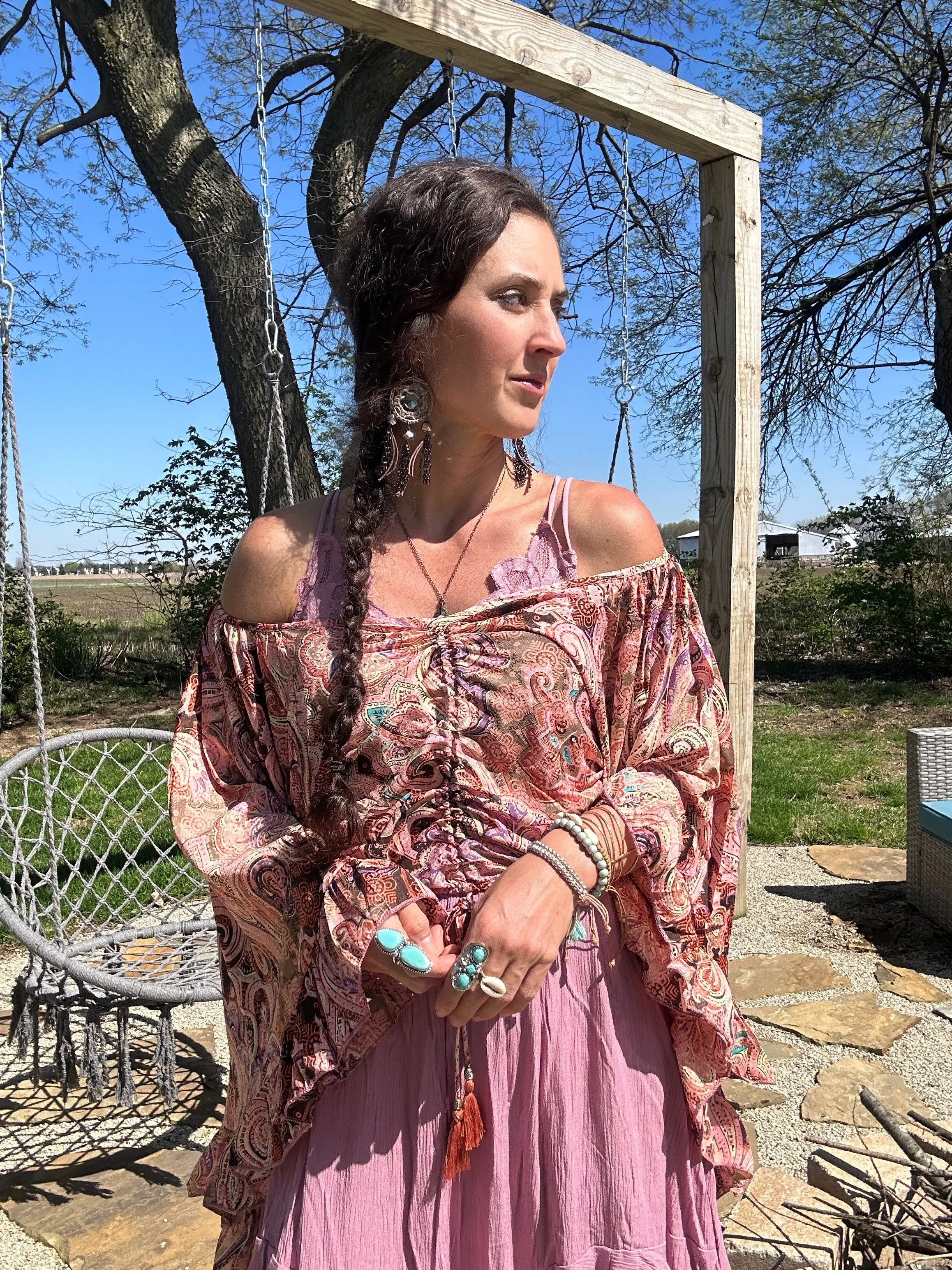 Kauai Getaway Cinch Top - Chloe