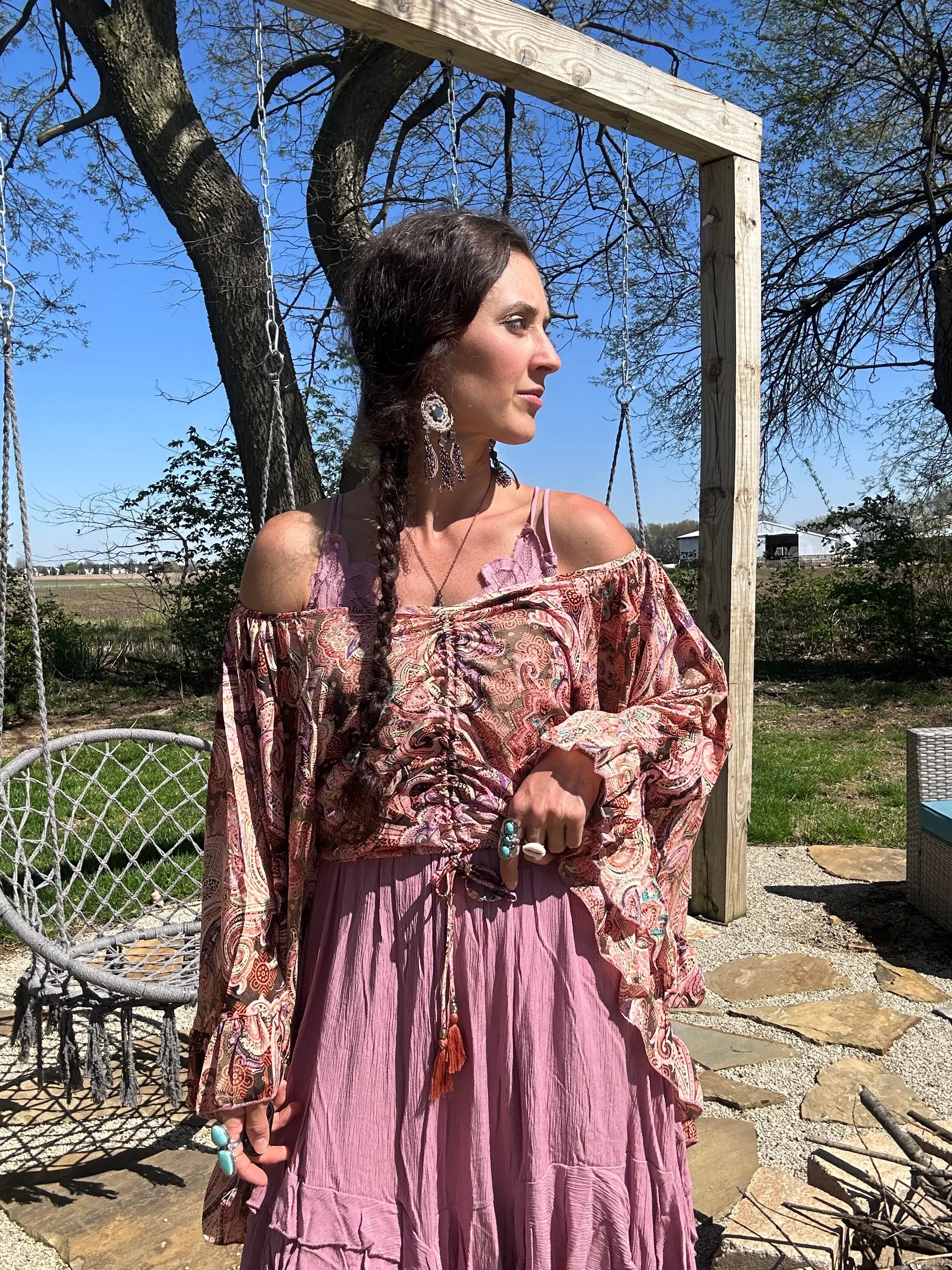 Kauai Getaway Cinch Top - Chloe