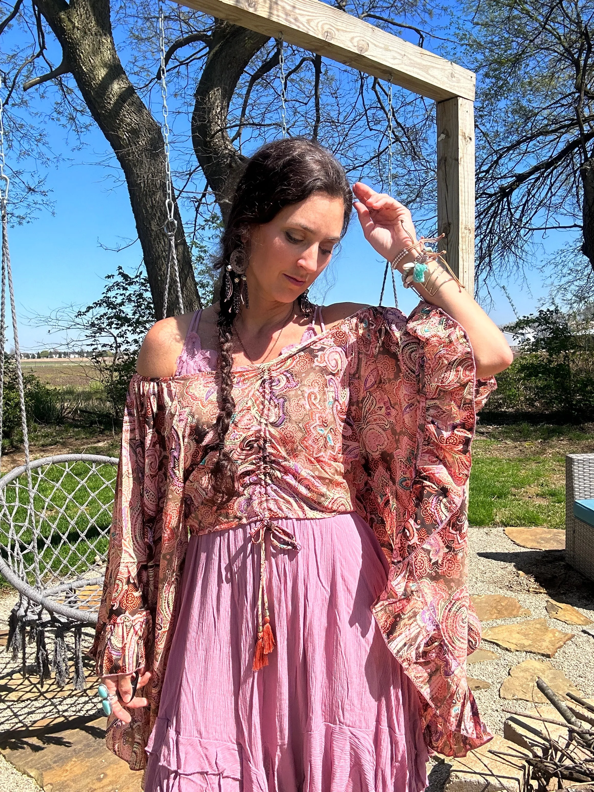 Kauai Getaway Cinch Top - Chloe