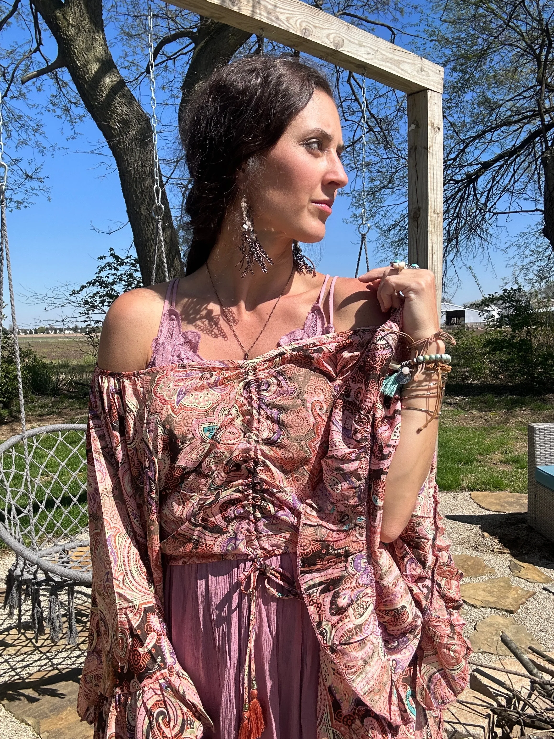 Kauai Getaway Cinch Top - Chloe