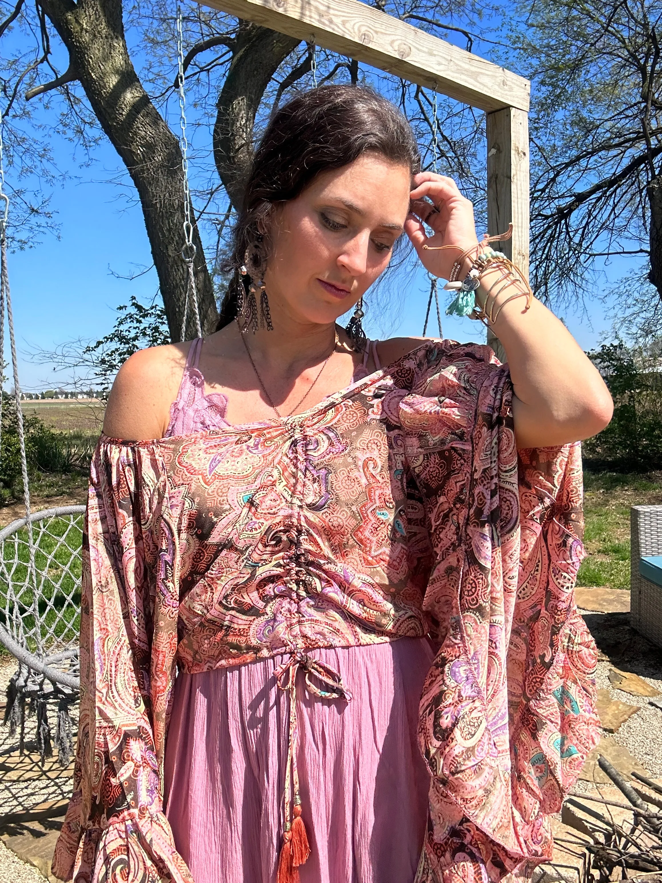 Kauai Getaway Cinch Top - Chloe