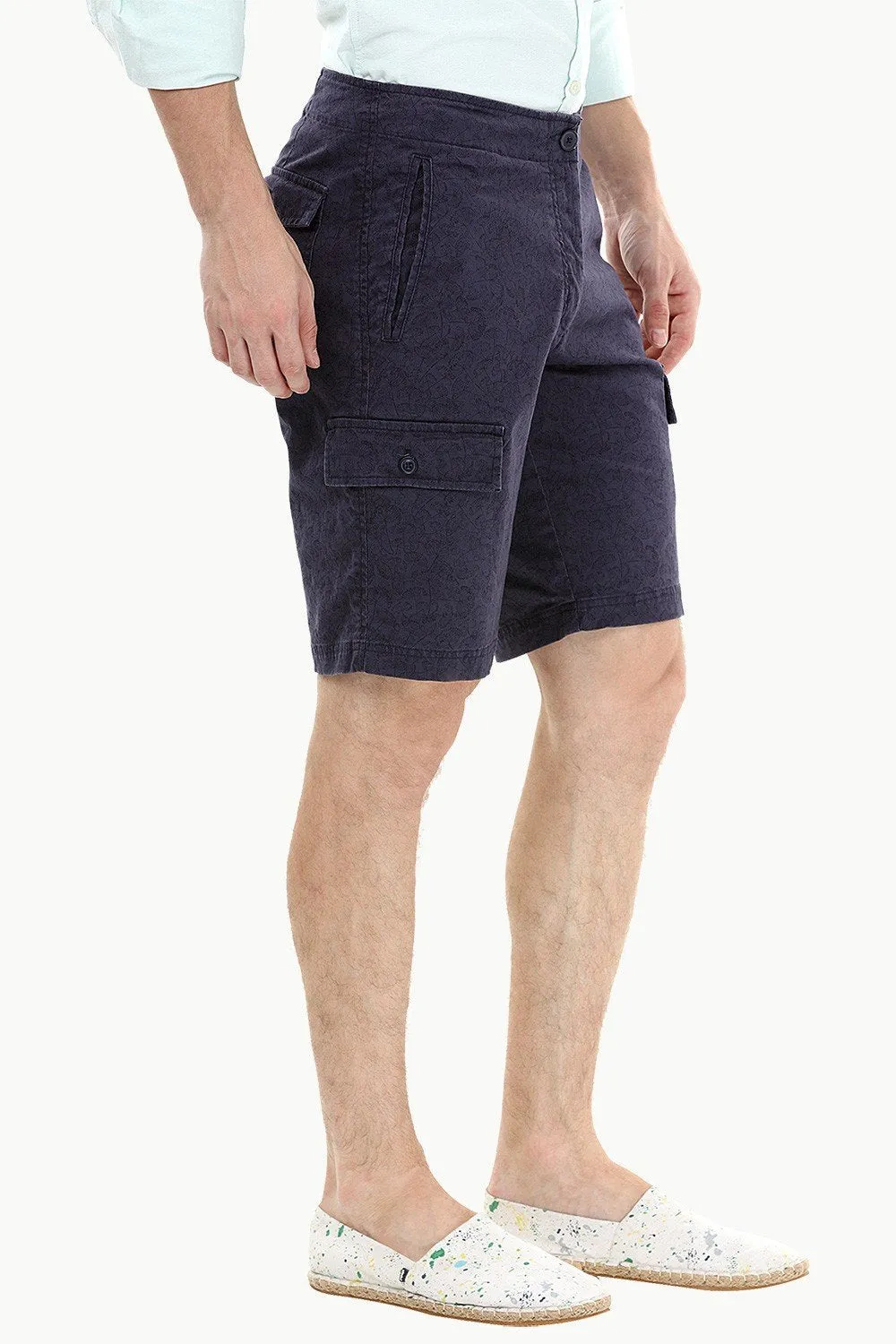 Light Printed Cargo Summer Shorts