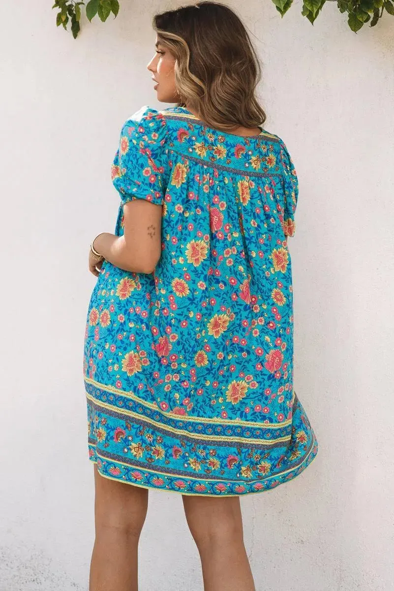 Look and Feel Your Best in Our Empire Waist Floral Dress