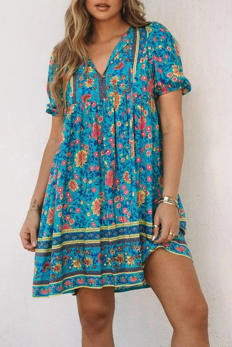 Look and Feel Your Best in Our Empire Waist Floral Dress