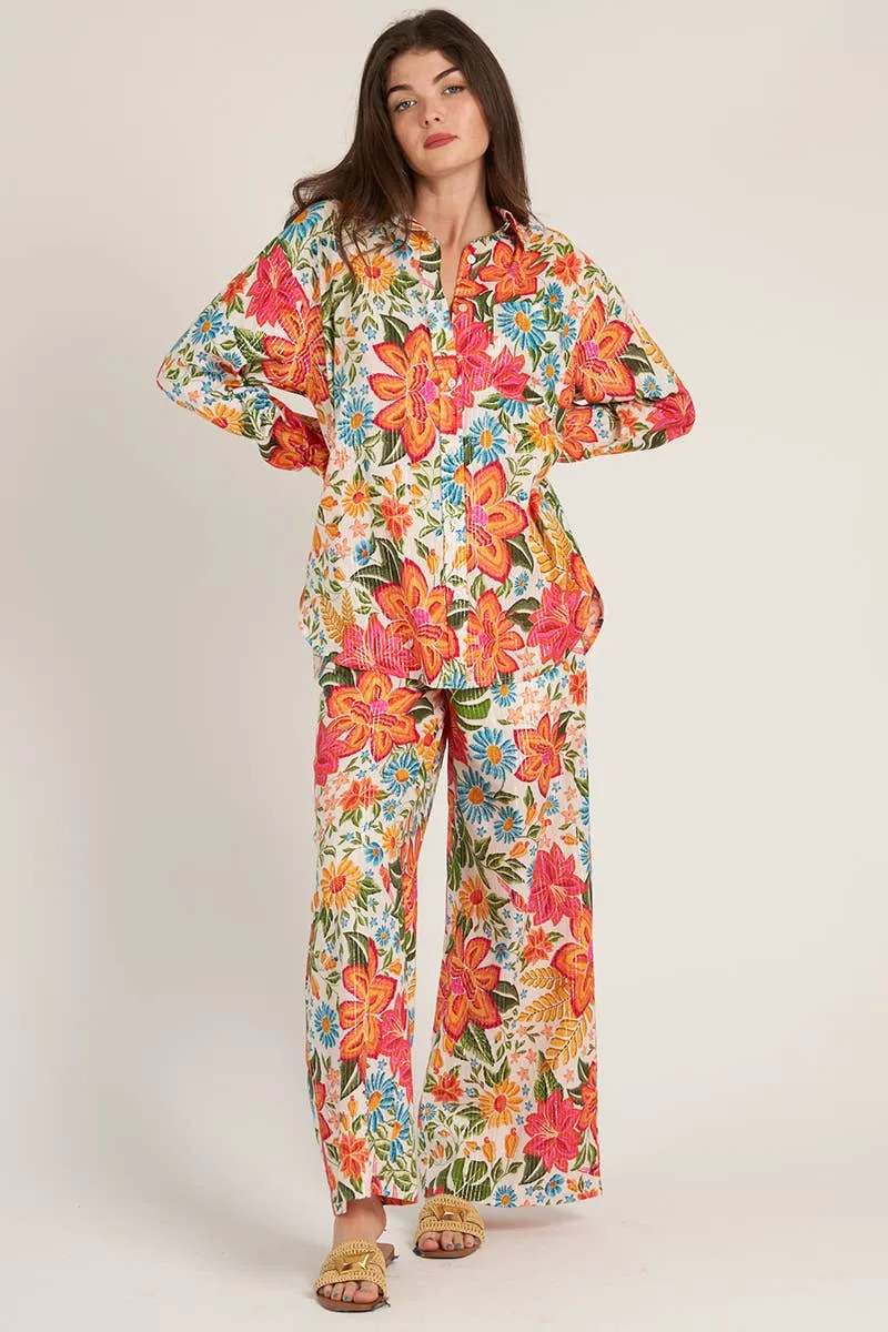 Lucie Floral  Flowy Pants