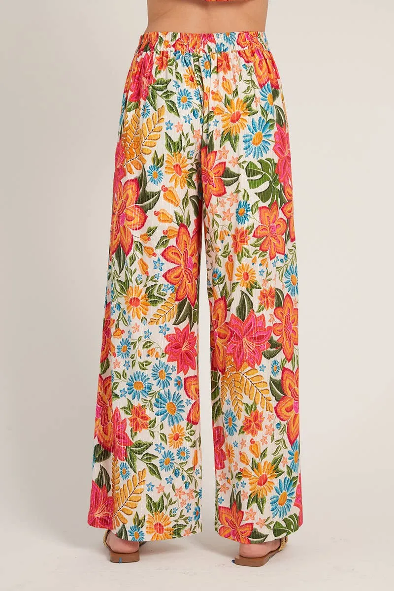 Lucie Floral  Flowy Pants
