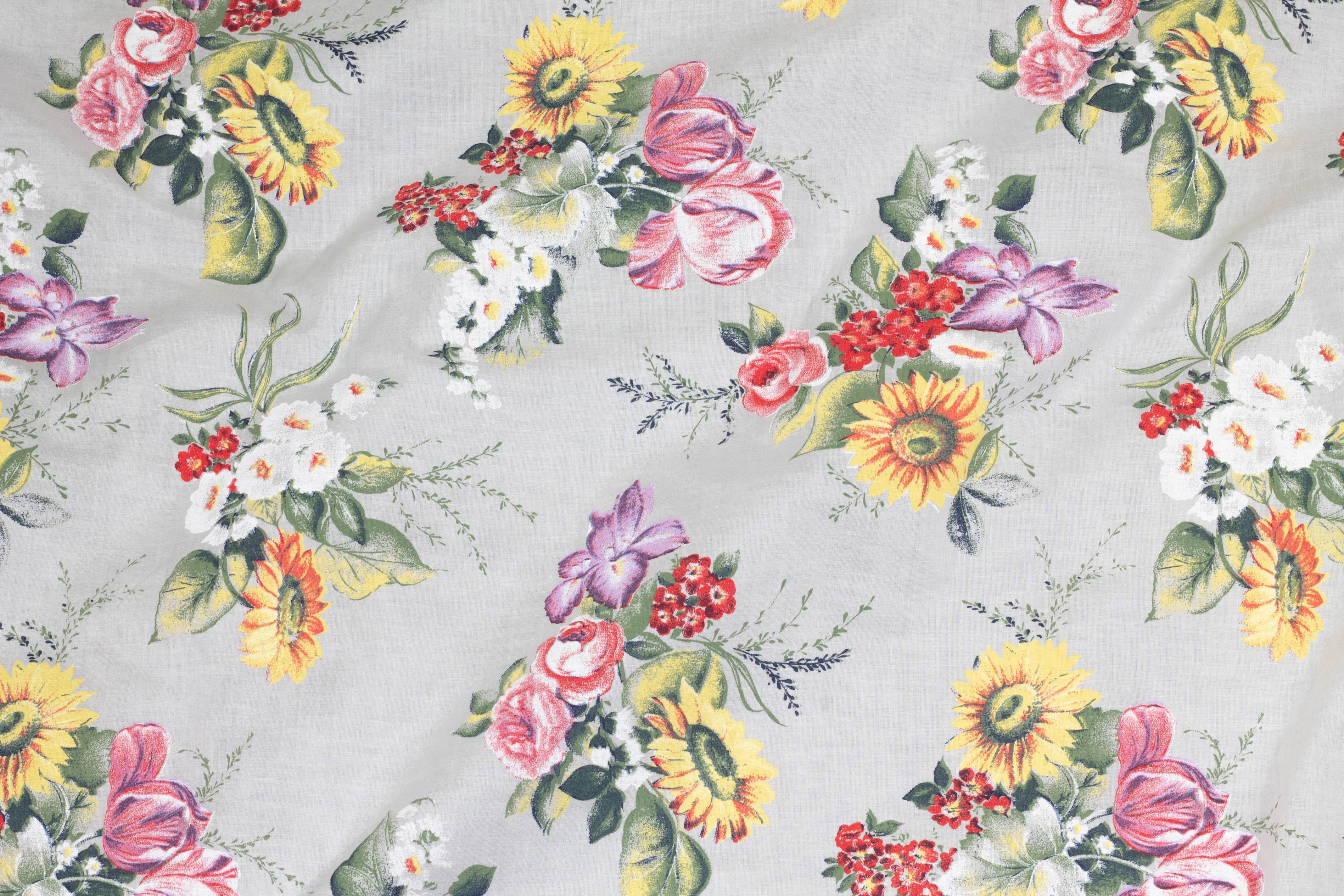 Multicolor Floral Lightweight Cotton