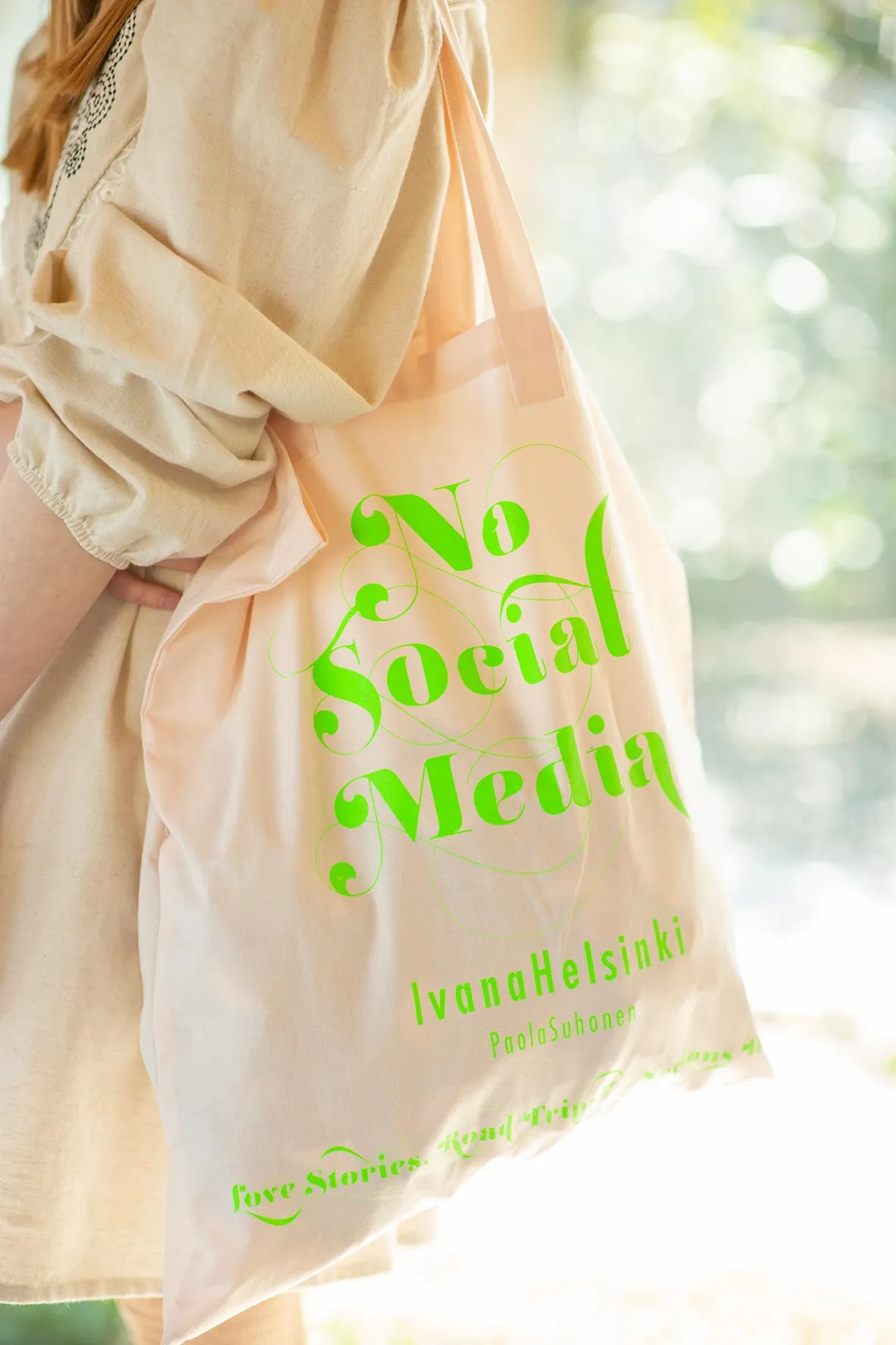 No Social Media Tote Bag