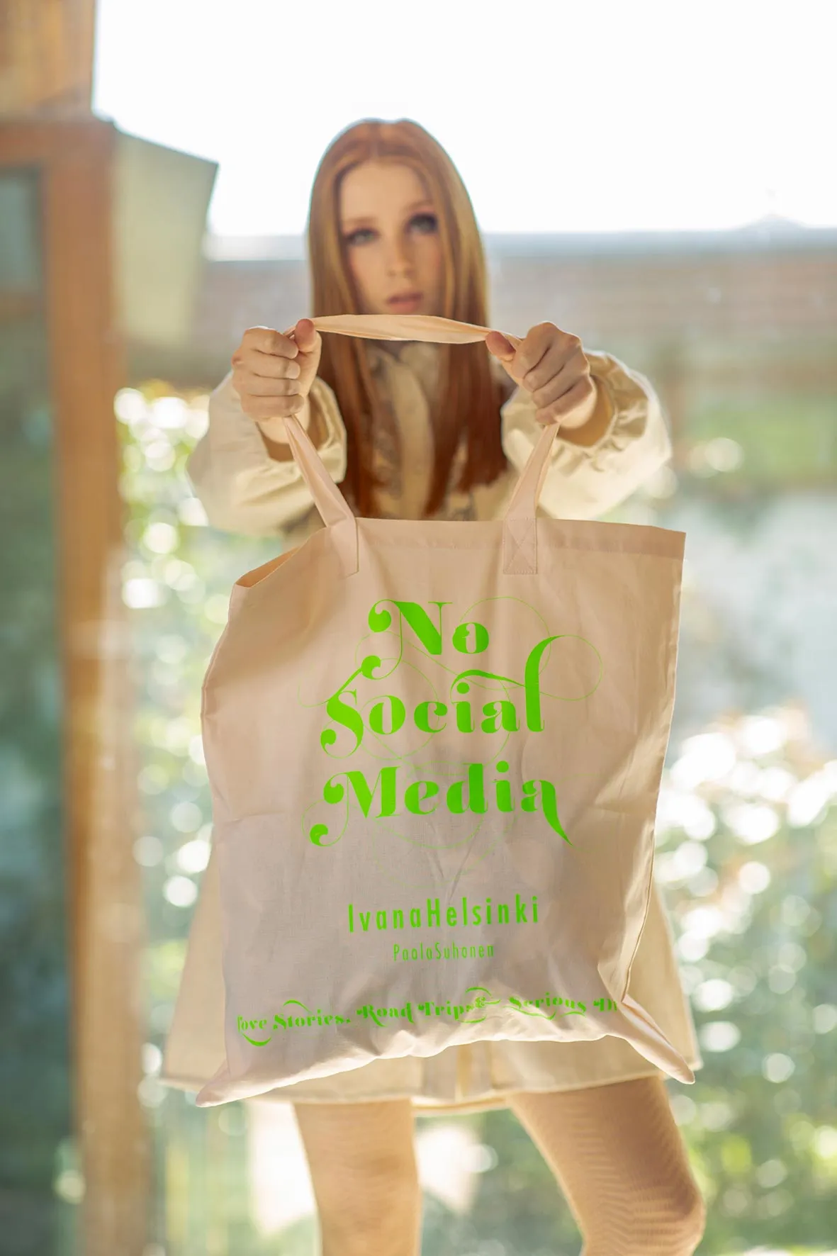 No Social Media Tote Bag