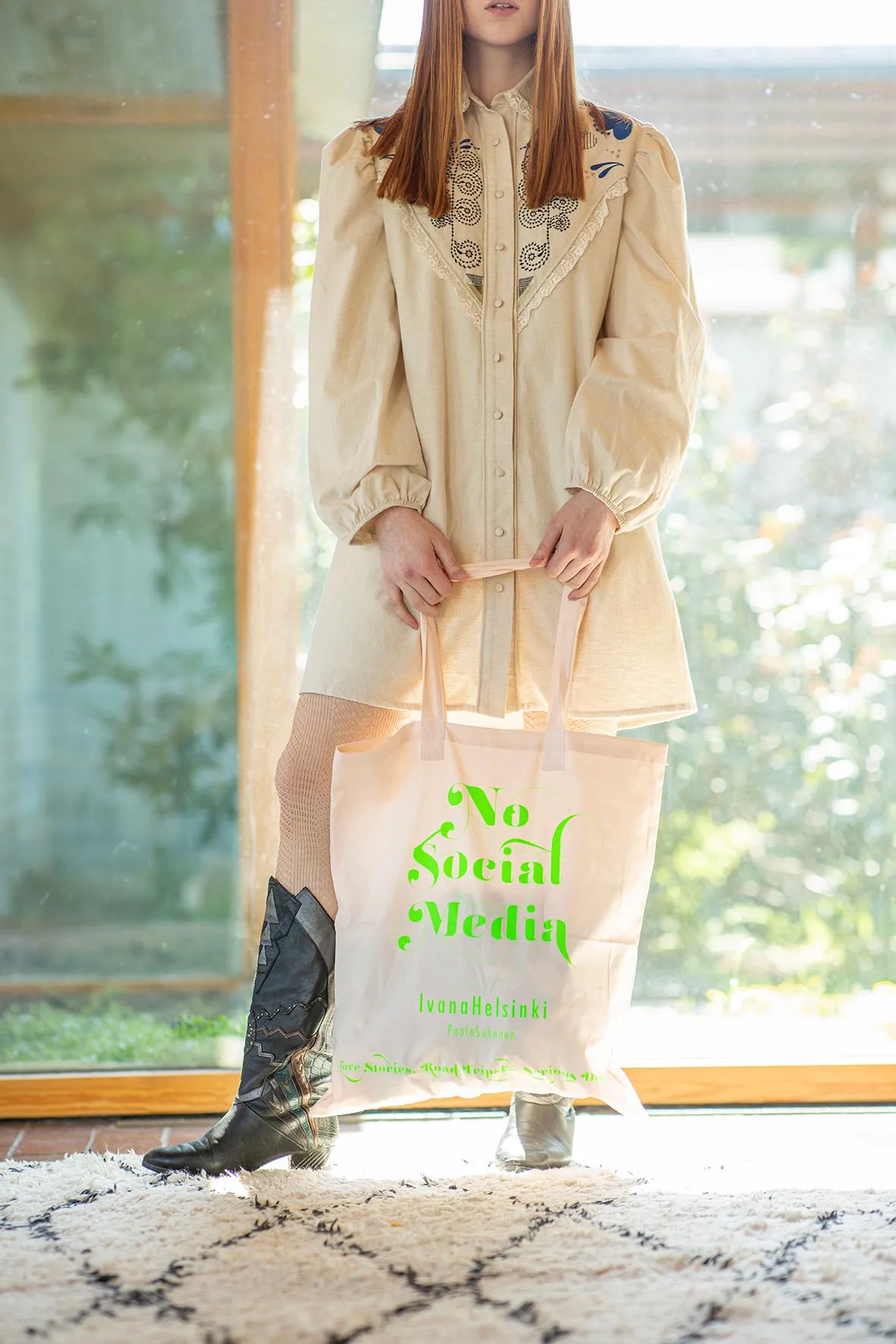 No Social Media Tote Bag