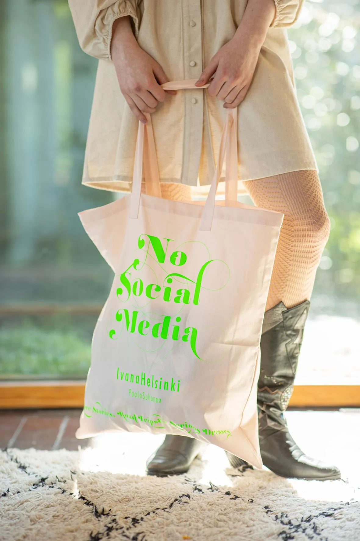 No Social Media Tote Bag