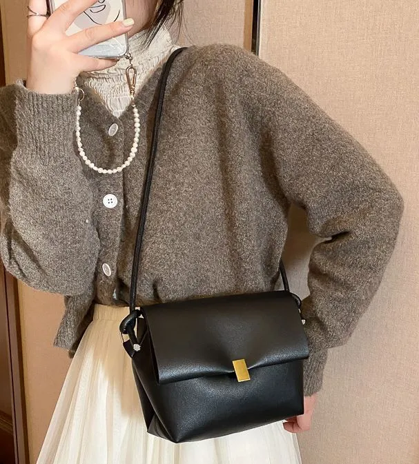 PB58 Black Shoulder Bag