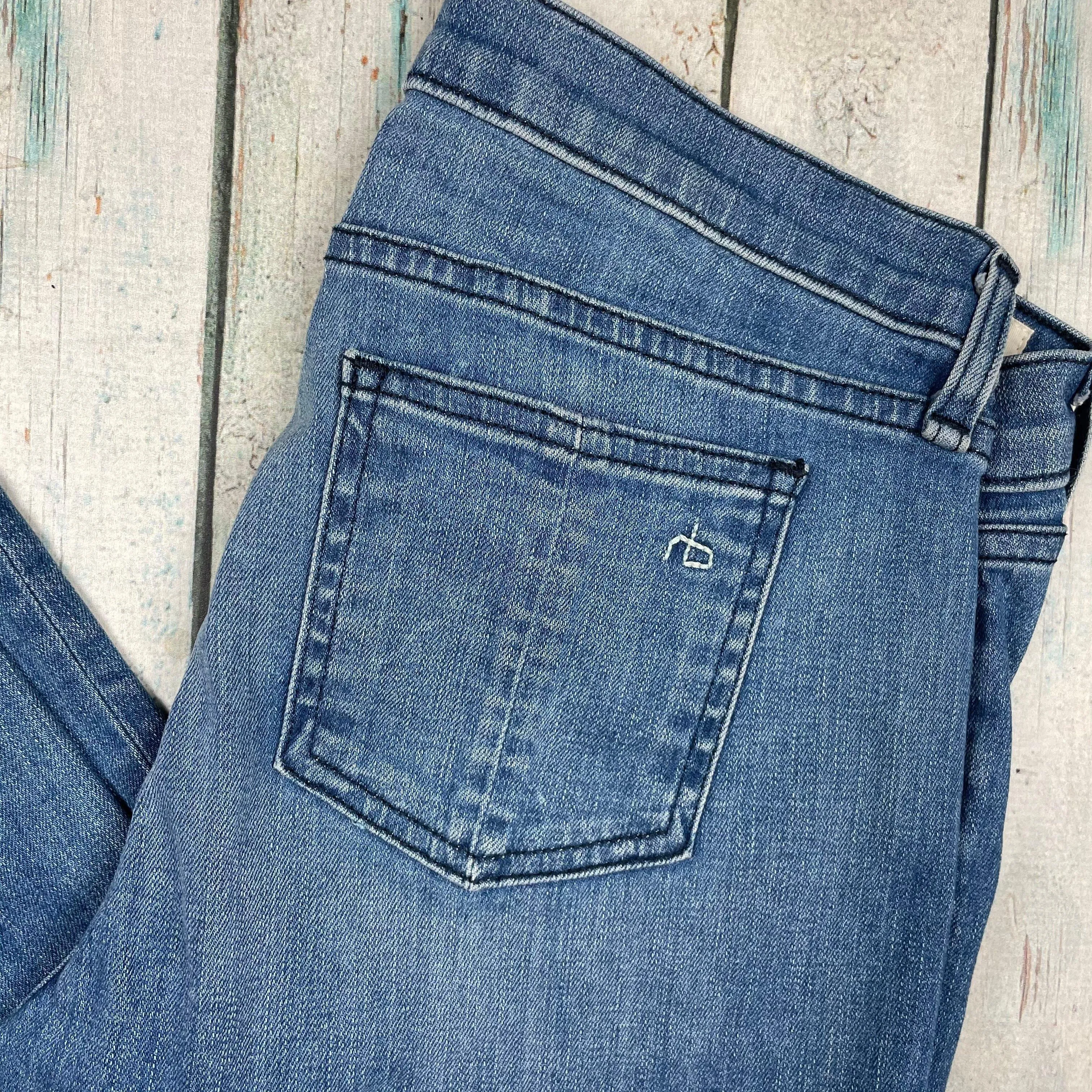 Rag & Bone 'Capri' Cropped Skinny Jeans- Size 27