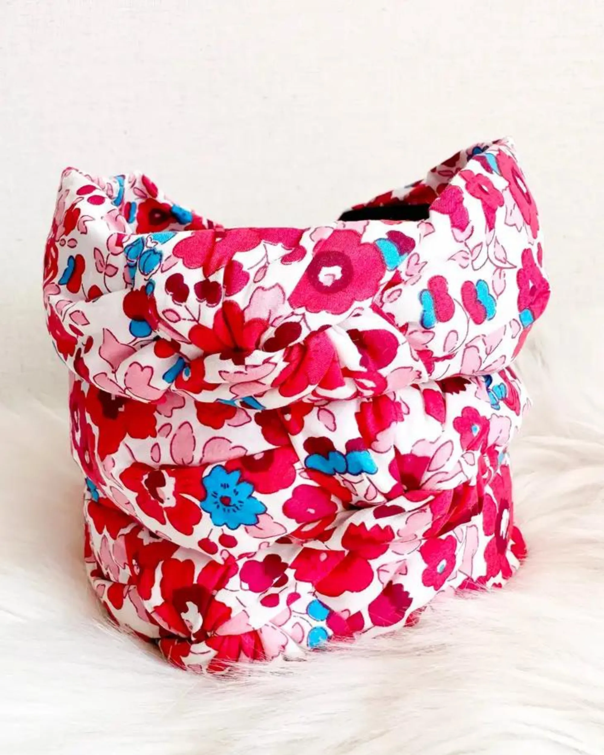 Red Floral Headband