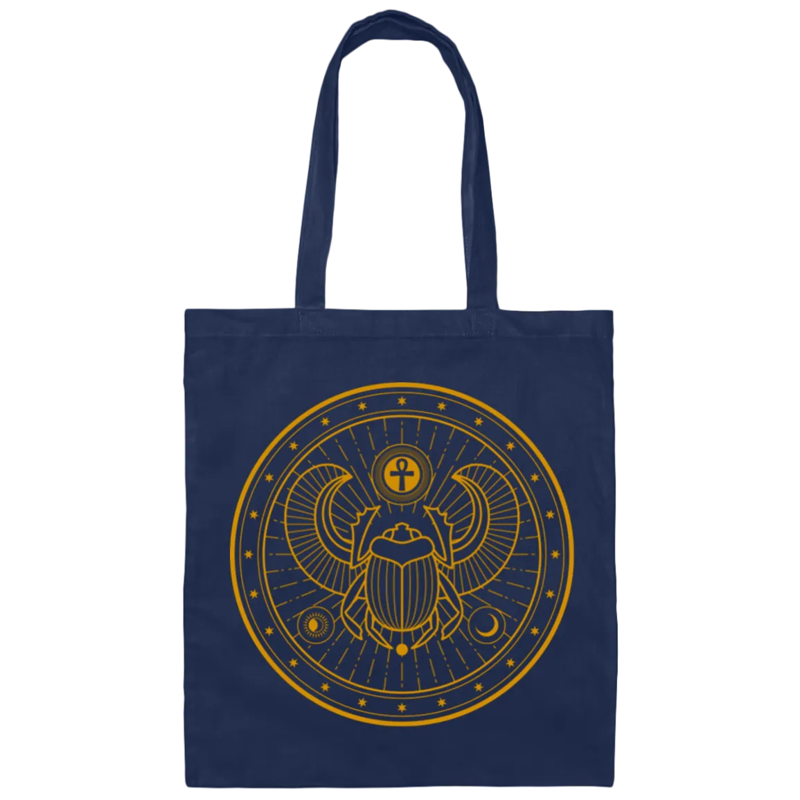 Scarab Beetle Canvas Tote Bag