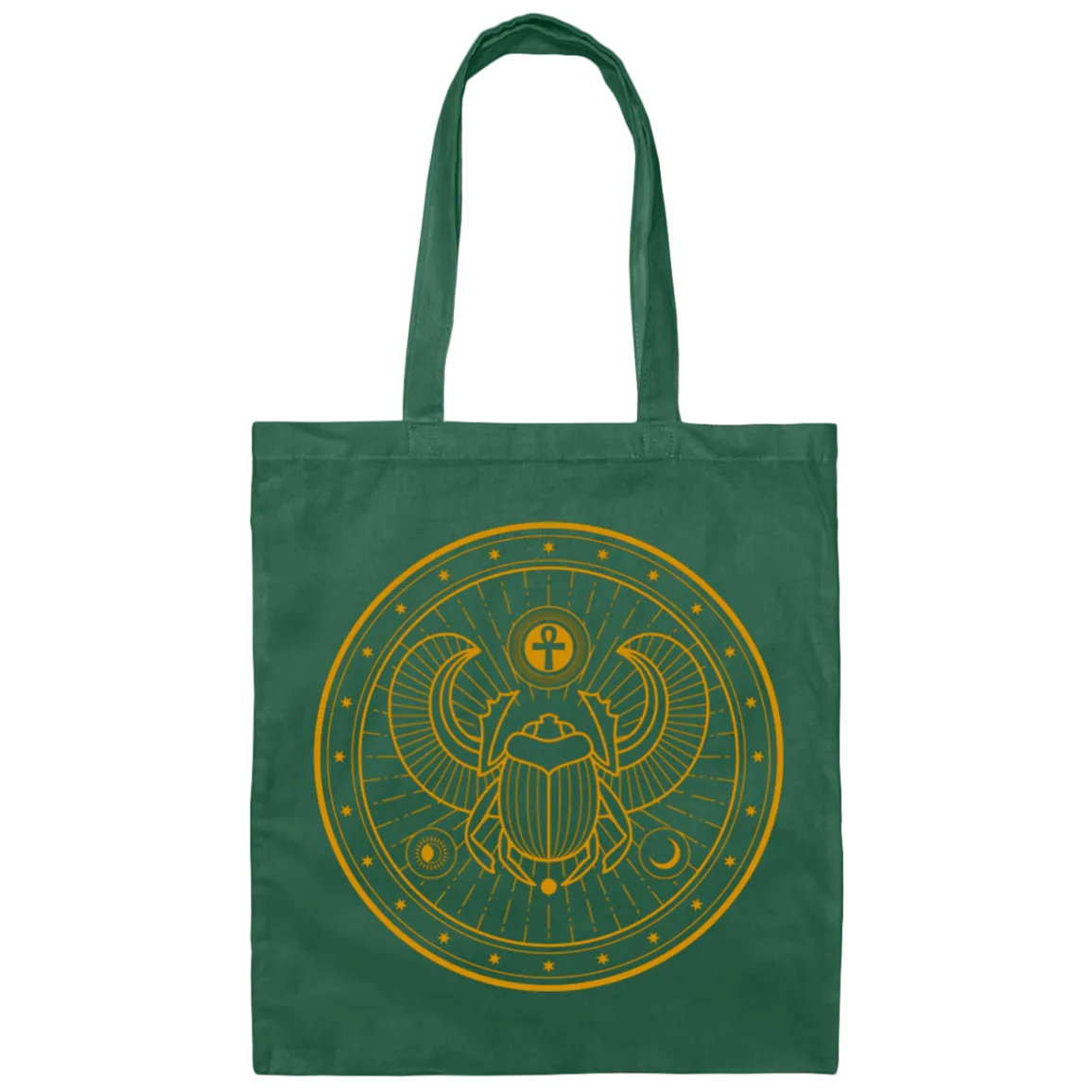 Scarab Beetle Canvas Tote Bag
