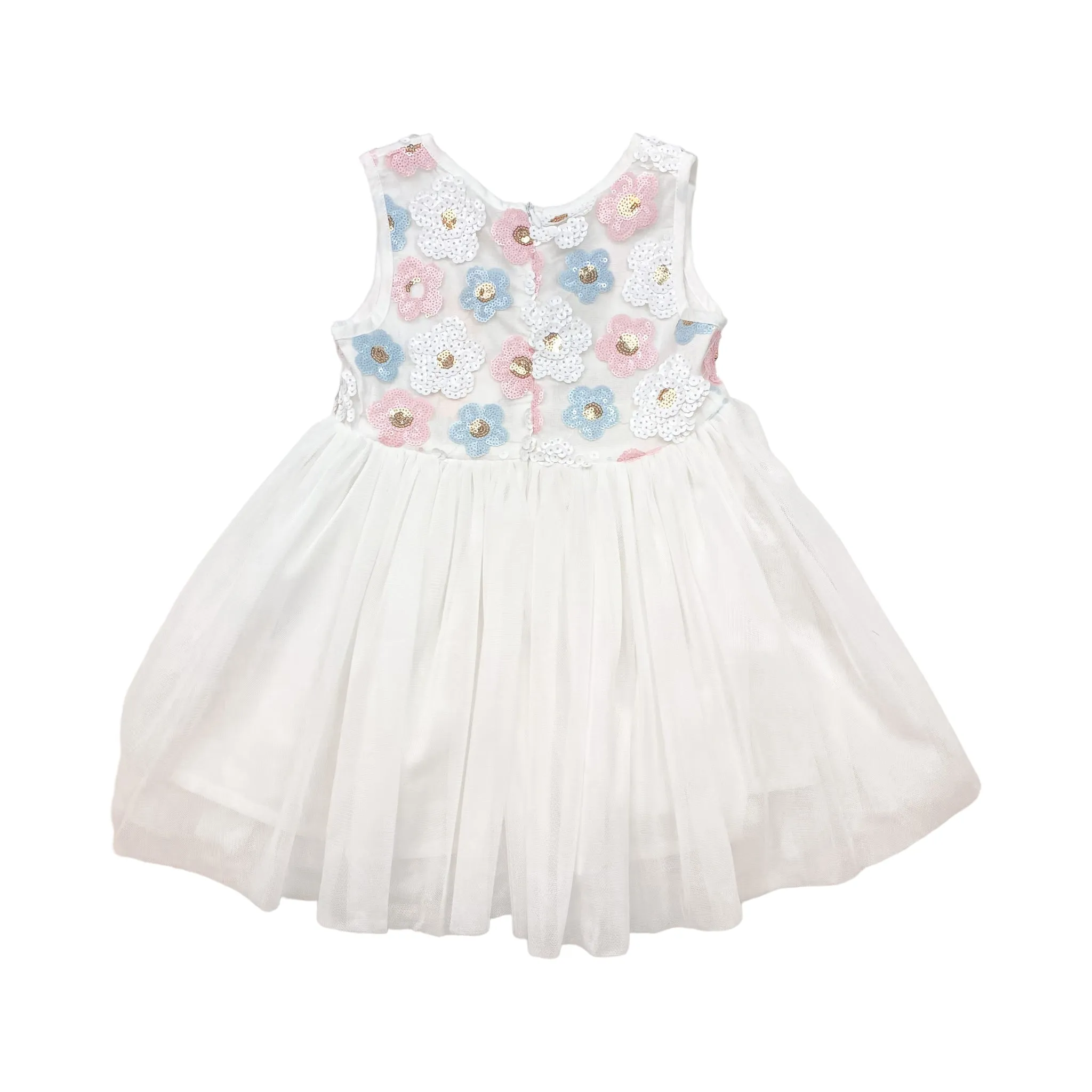 Sequin Floral Tulle Dress