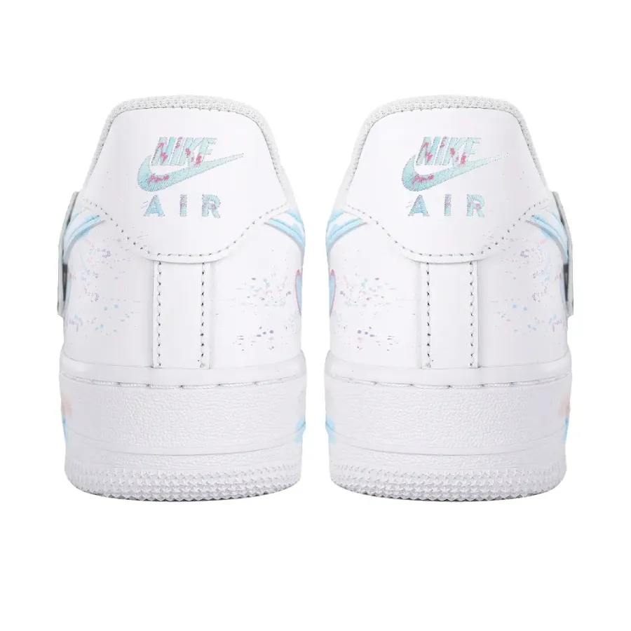 Simple Figure Purple Blue Custom Air Force 1