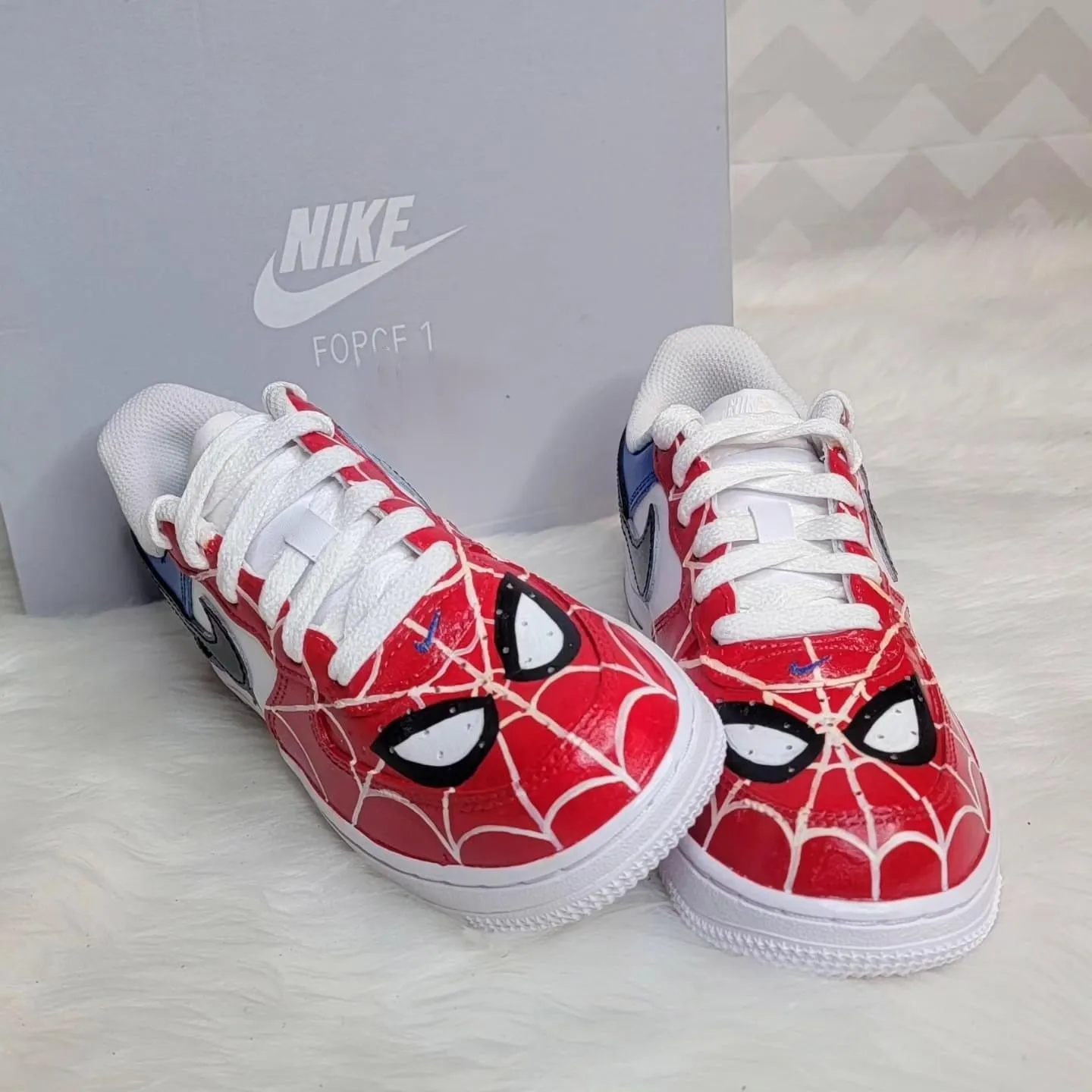 Spider-Man Kids Custom Air Force 1