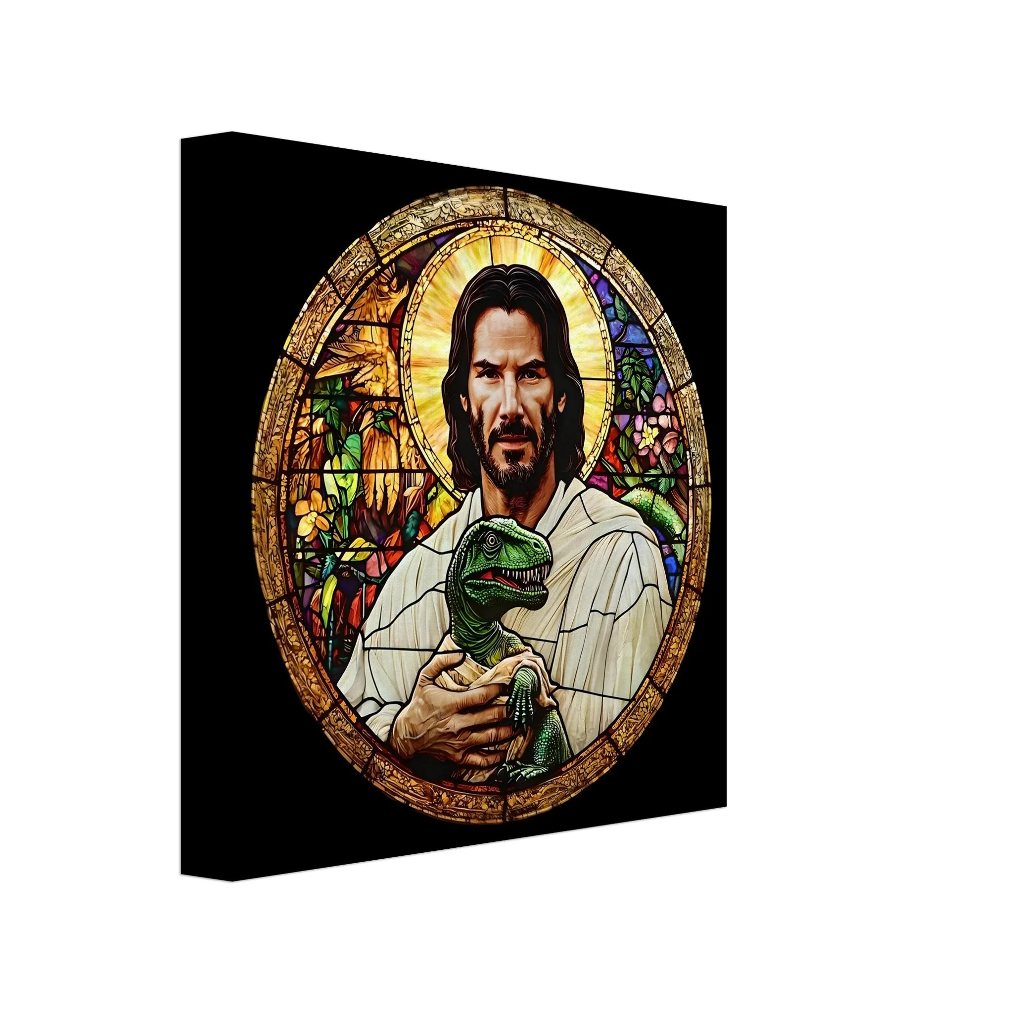 St. Keanu - Canvas 20x20 cm / 8x8″
