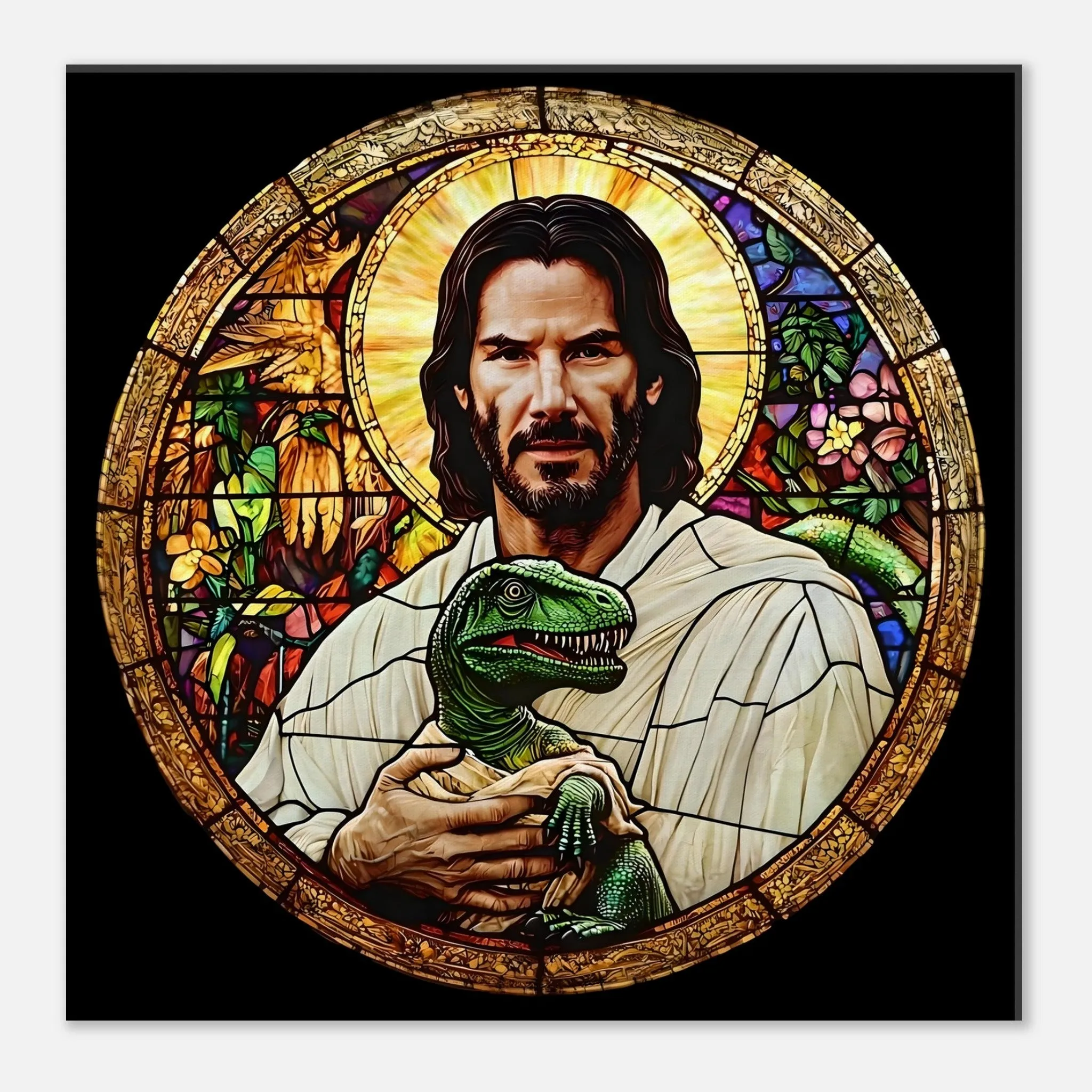 St. Keanu - Canvas 20x20 cm / 8x8″