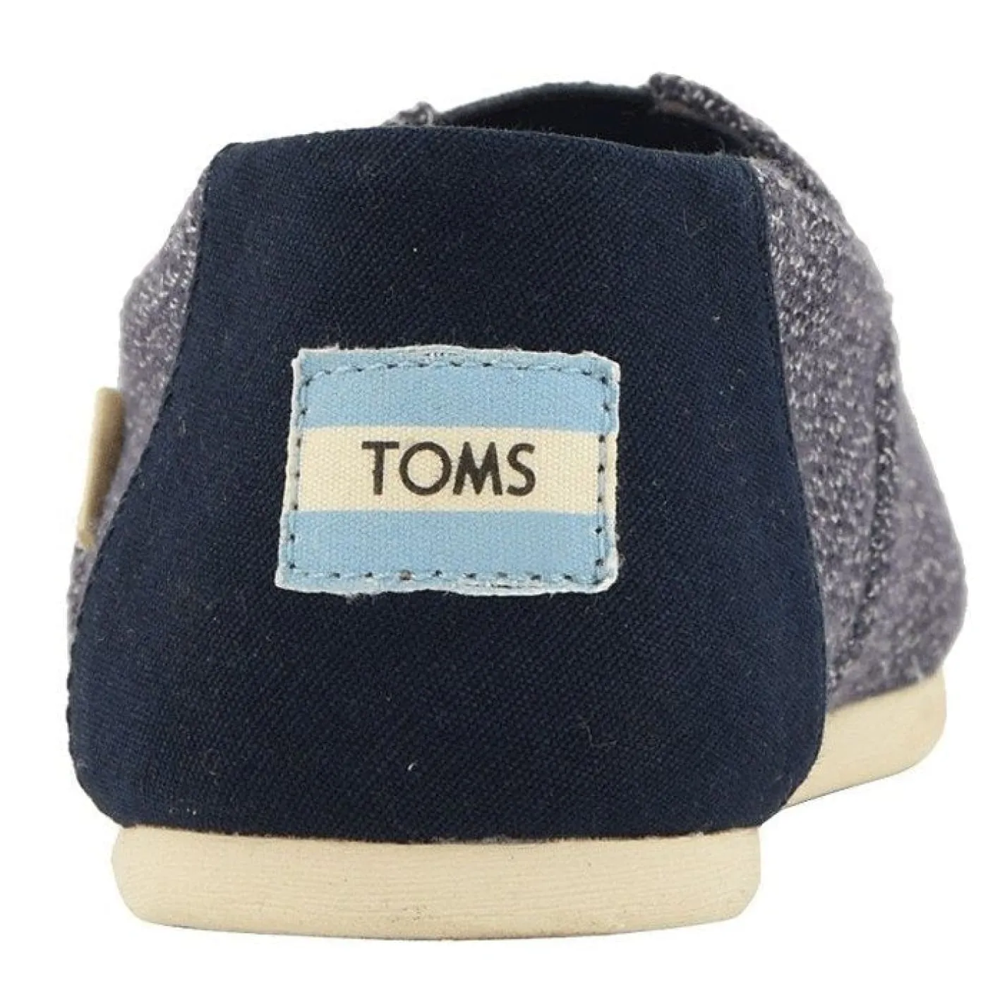 Toms Classic Navy Terry Cloth Womens Espadrilles Slipons