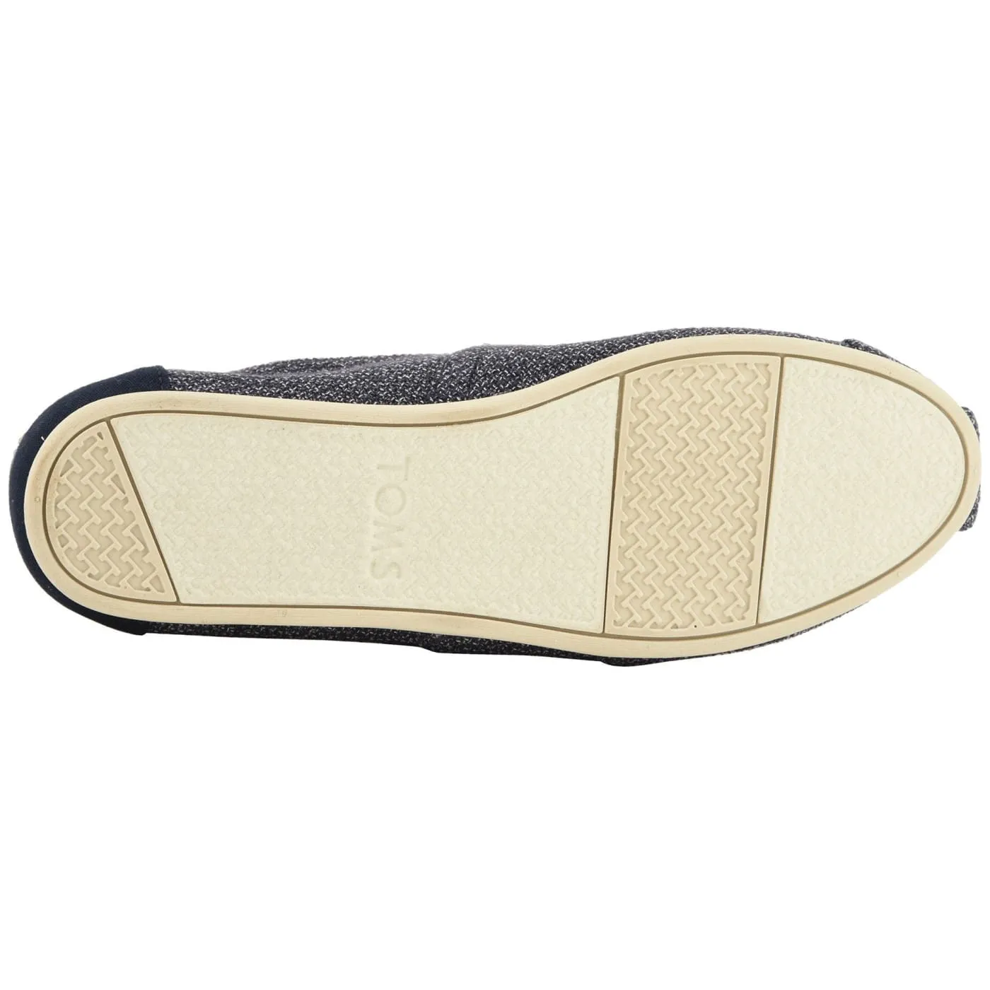 Toms Classic Navy Terry Cloth Womens Espadrilles Slipons
